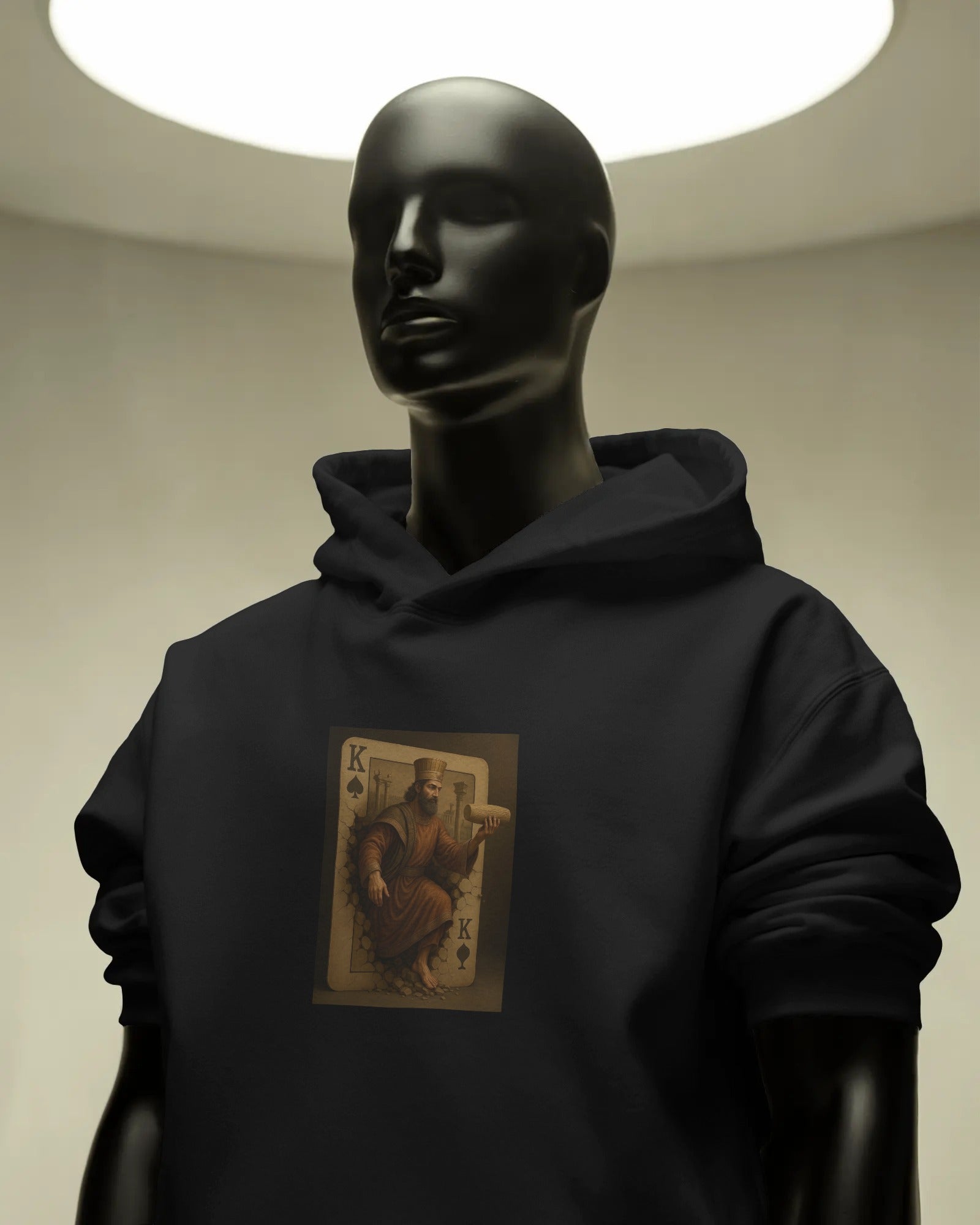 Cyrus The Great Playing Card Hoodie | Persian King Design | Iran Heritage Streetwear