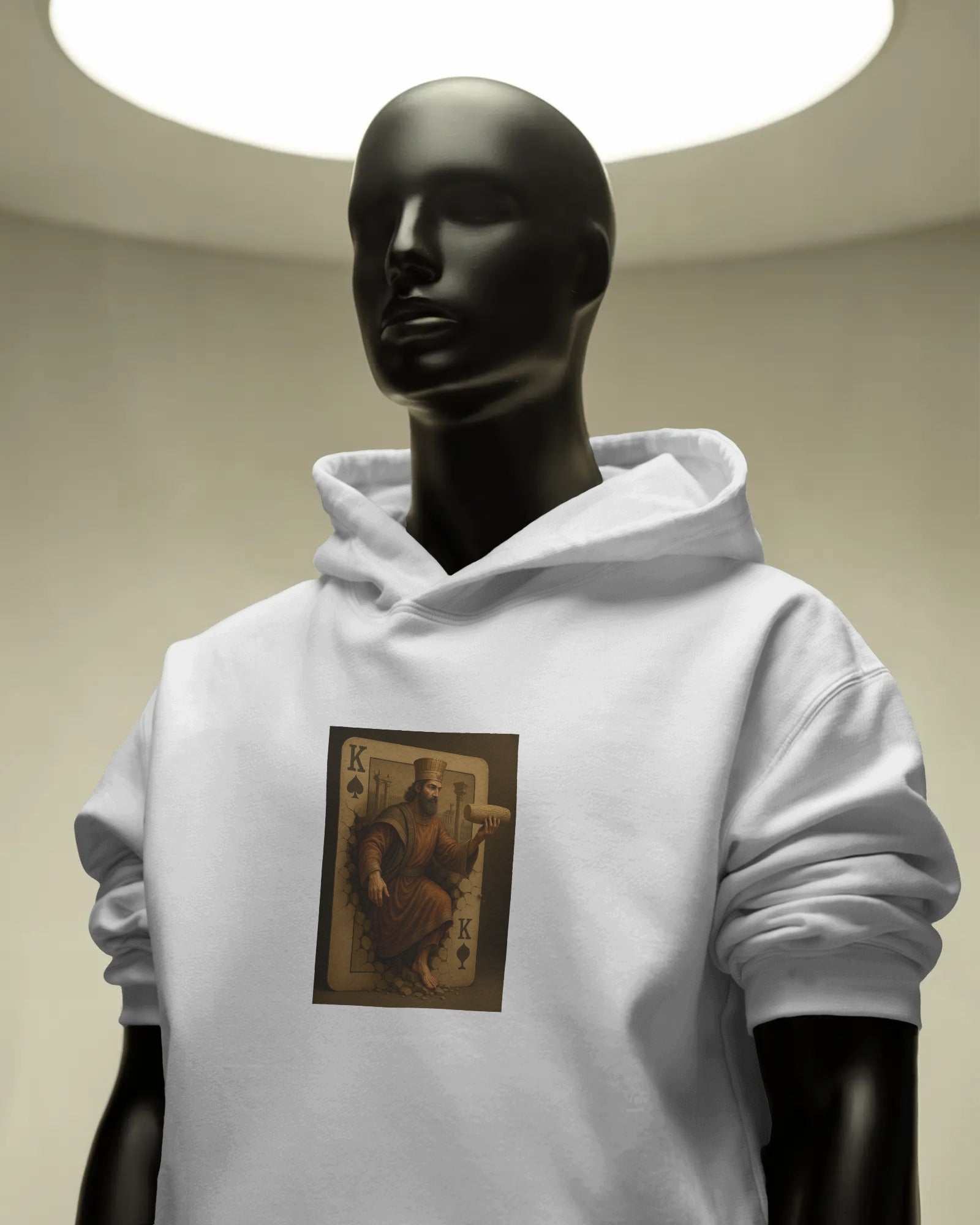 Cyrus The Great Playing Card Hoodie | Persian King Design | Iran Heritage Streetwear