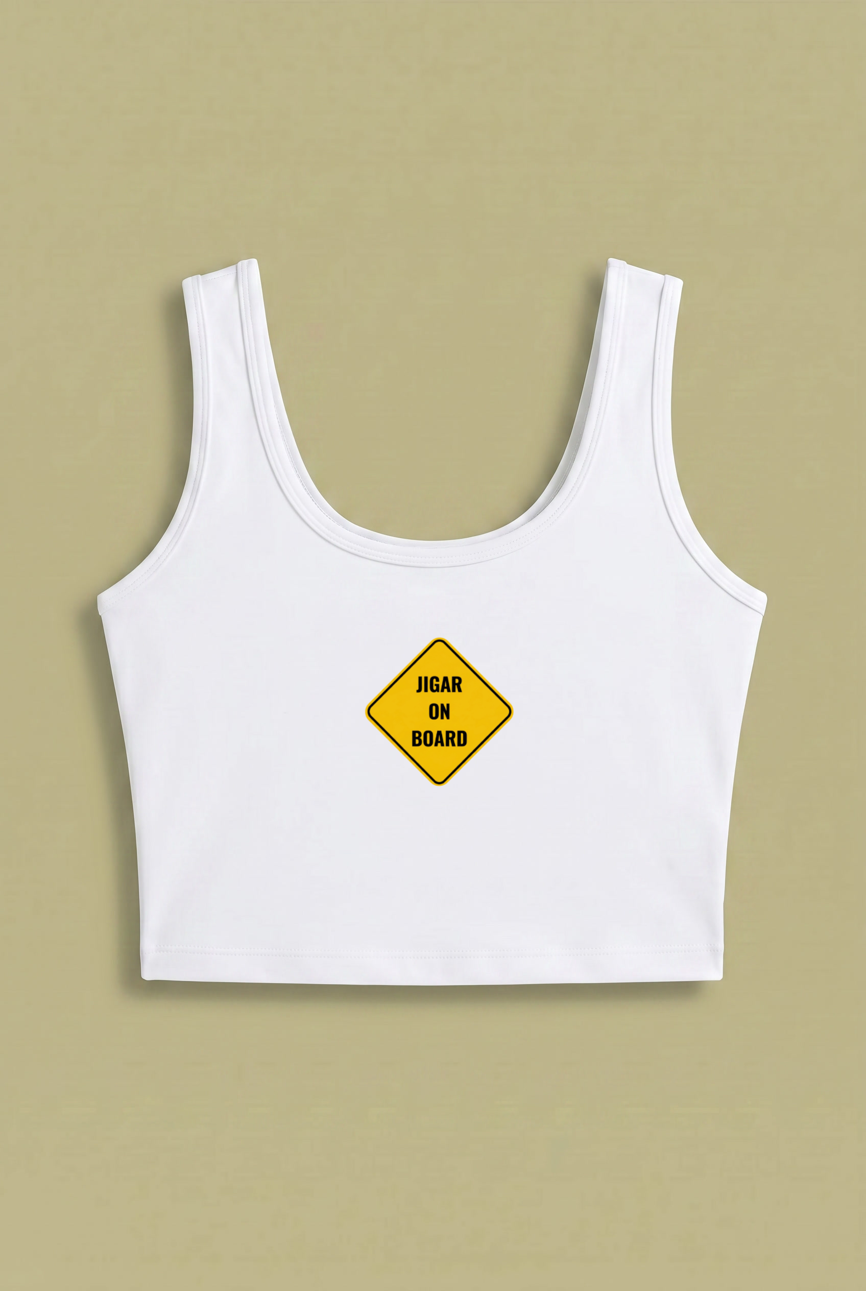 Jigar On Board Crop Top – Funny Persian Meme Streetwear Design