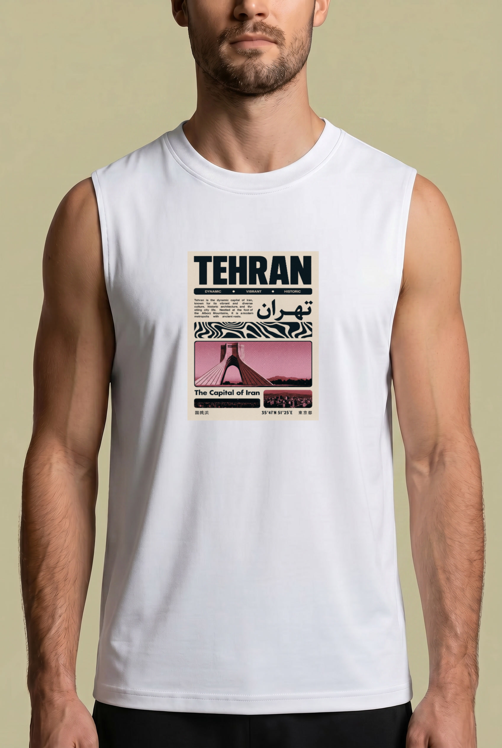 Tehran Summer Sleeveless – Persian Travel Poster Design