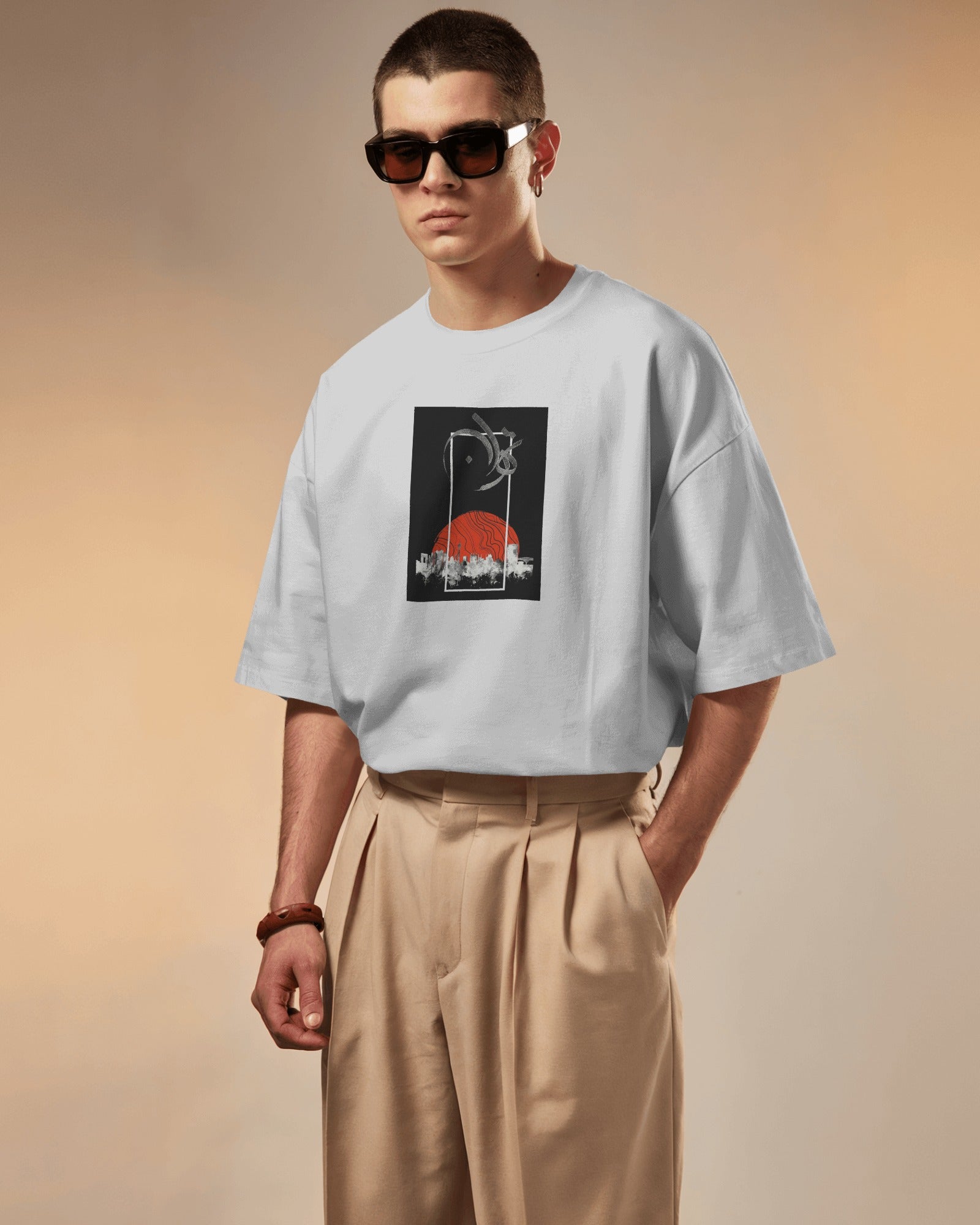 Tehran Minimal Sunset T-Shirt | Modern Iran Graphic T-Shirt | FaraDesign