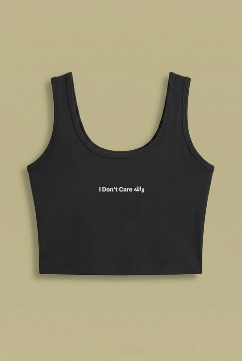 Don’t Care والله Crop Top – Funny Persian Attitude Streetwear