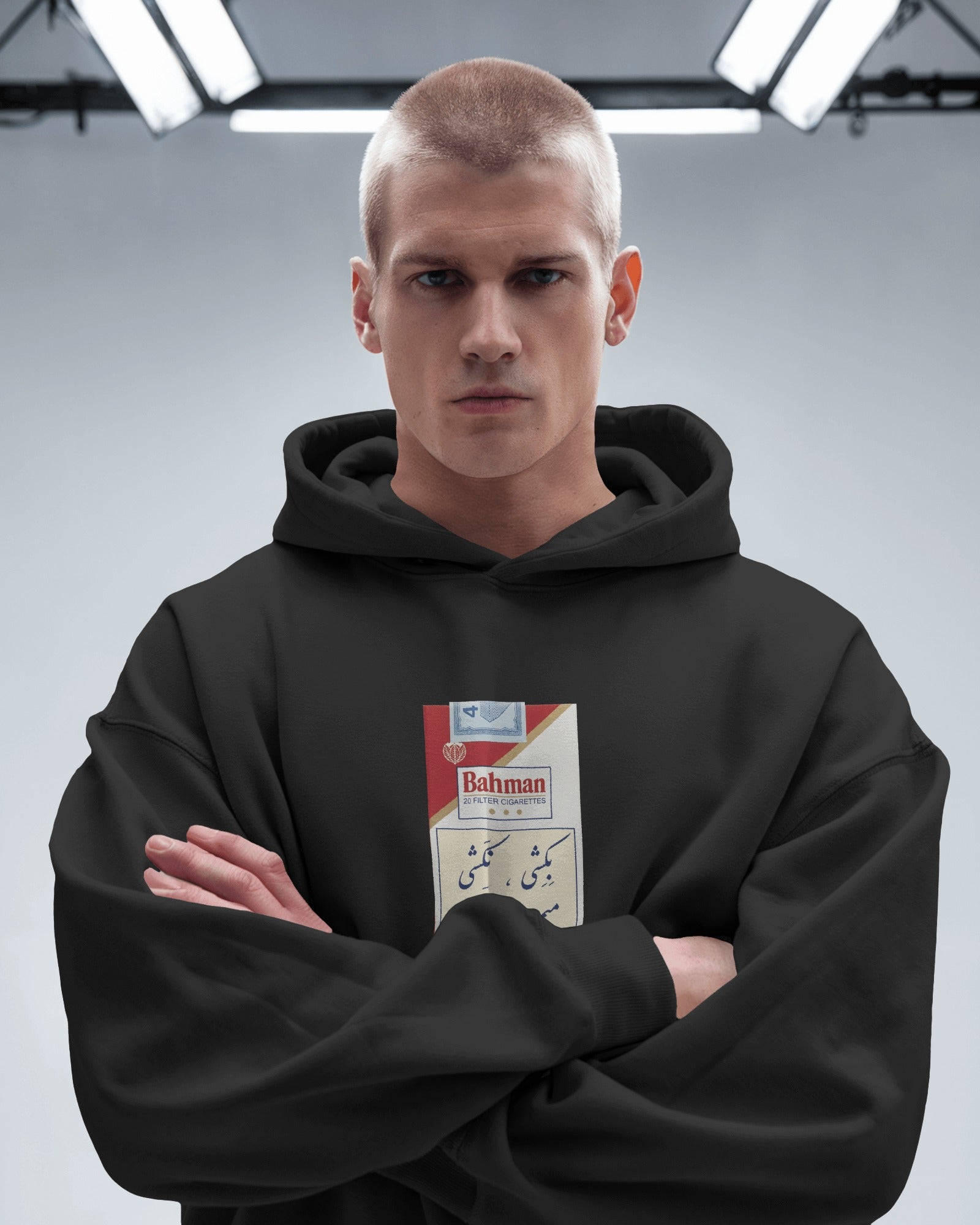 Bahman Vintage Design Hoodie | Iranian Nostalgia Graphic | Funny Streetwear