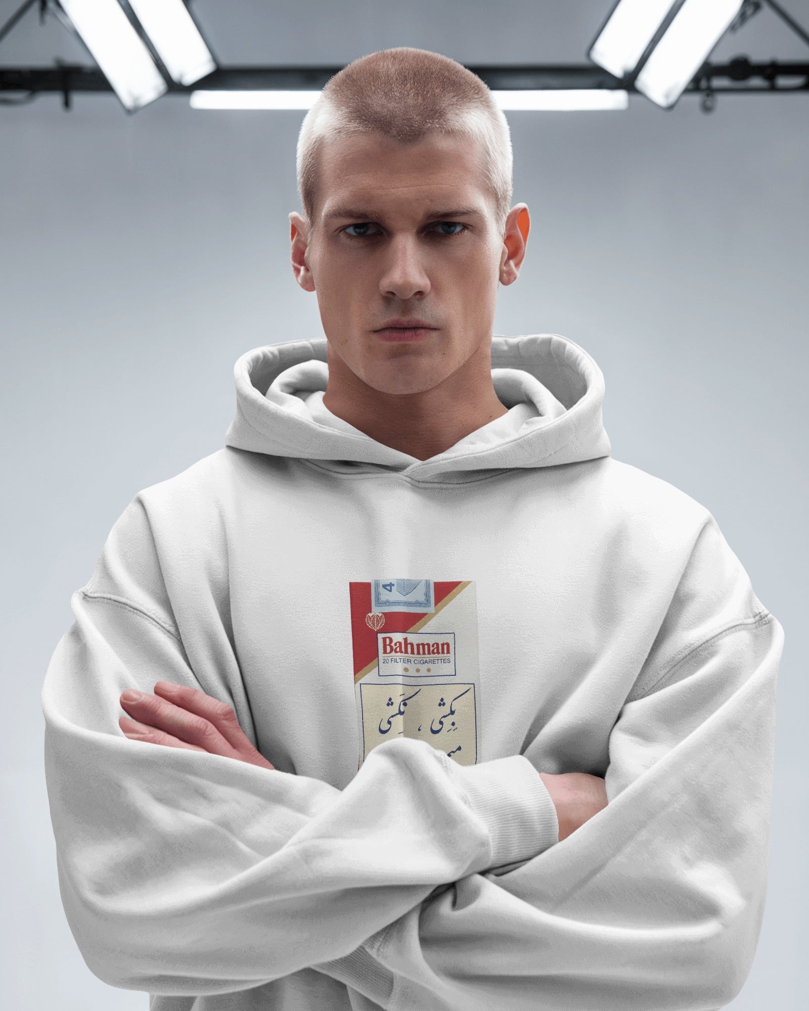 Bahman Vintage Design Hoodie | Iranian Nostalgia Graphic | Funny Streetwear