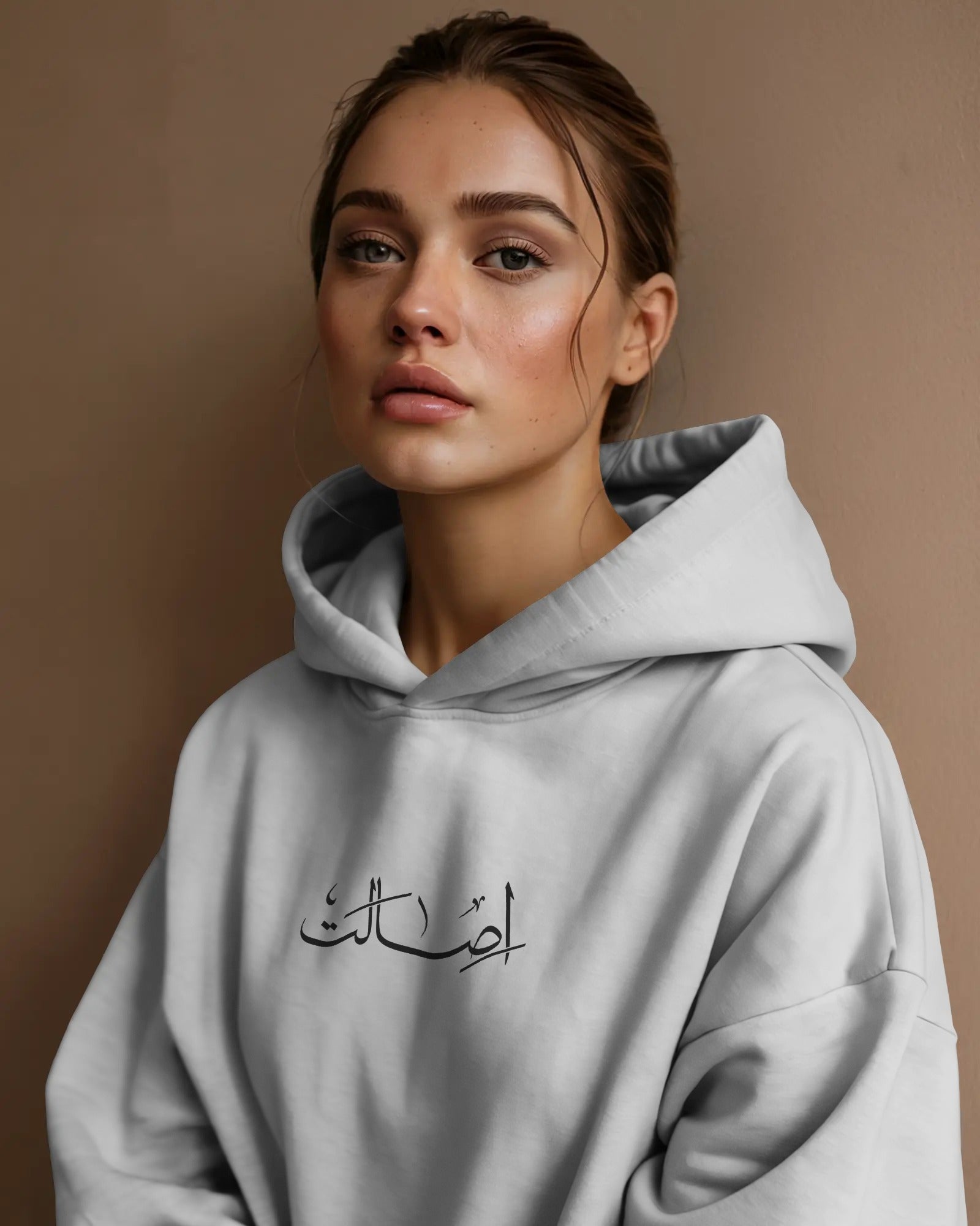 Esalat (Oversized Hoodie) | Persian Calligraphy Minimal Design