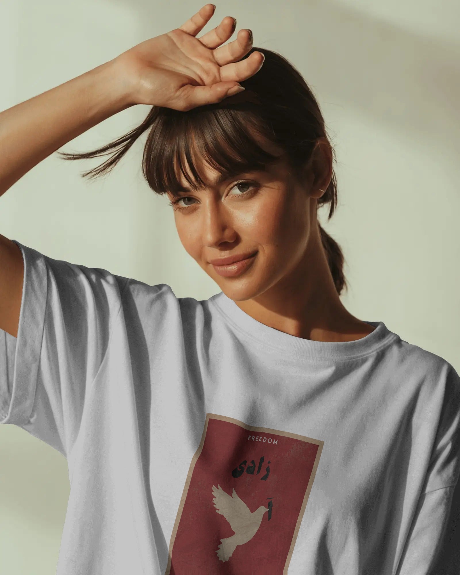 Iran Freedom Dove T-Shirt | Women Oversized