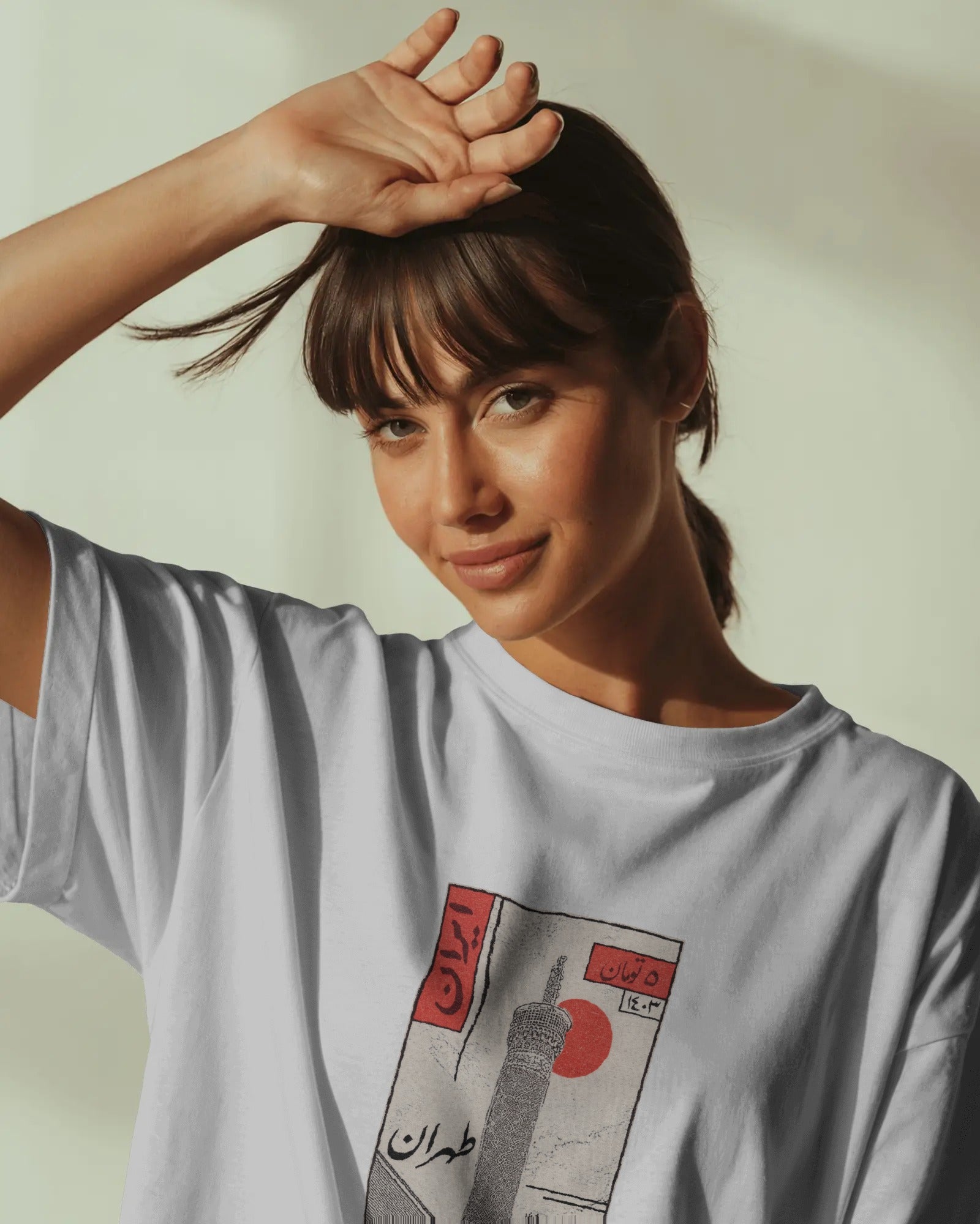 Tehran Stamp T-Shirt | Women Oversized