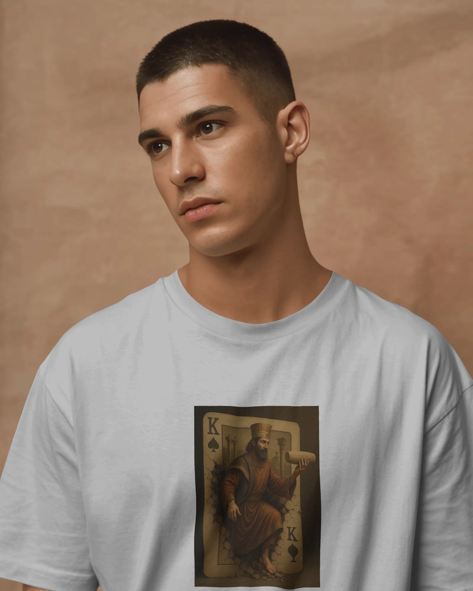 Cyrus The Great Playing Card T-Shirt | Persian King Graphic T-Shirt | FaraDesign