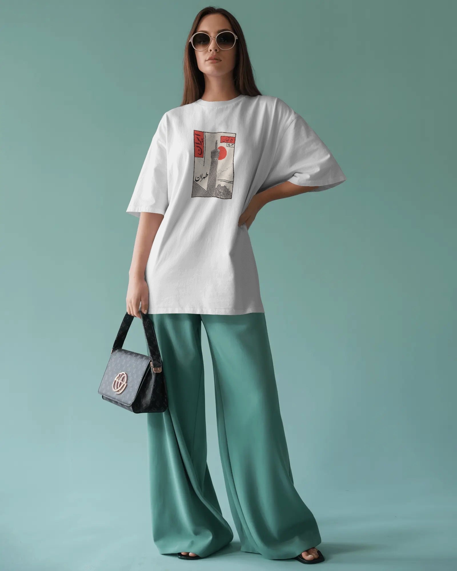 Tehran Stamp T-Shirt | Women Oversized