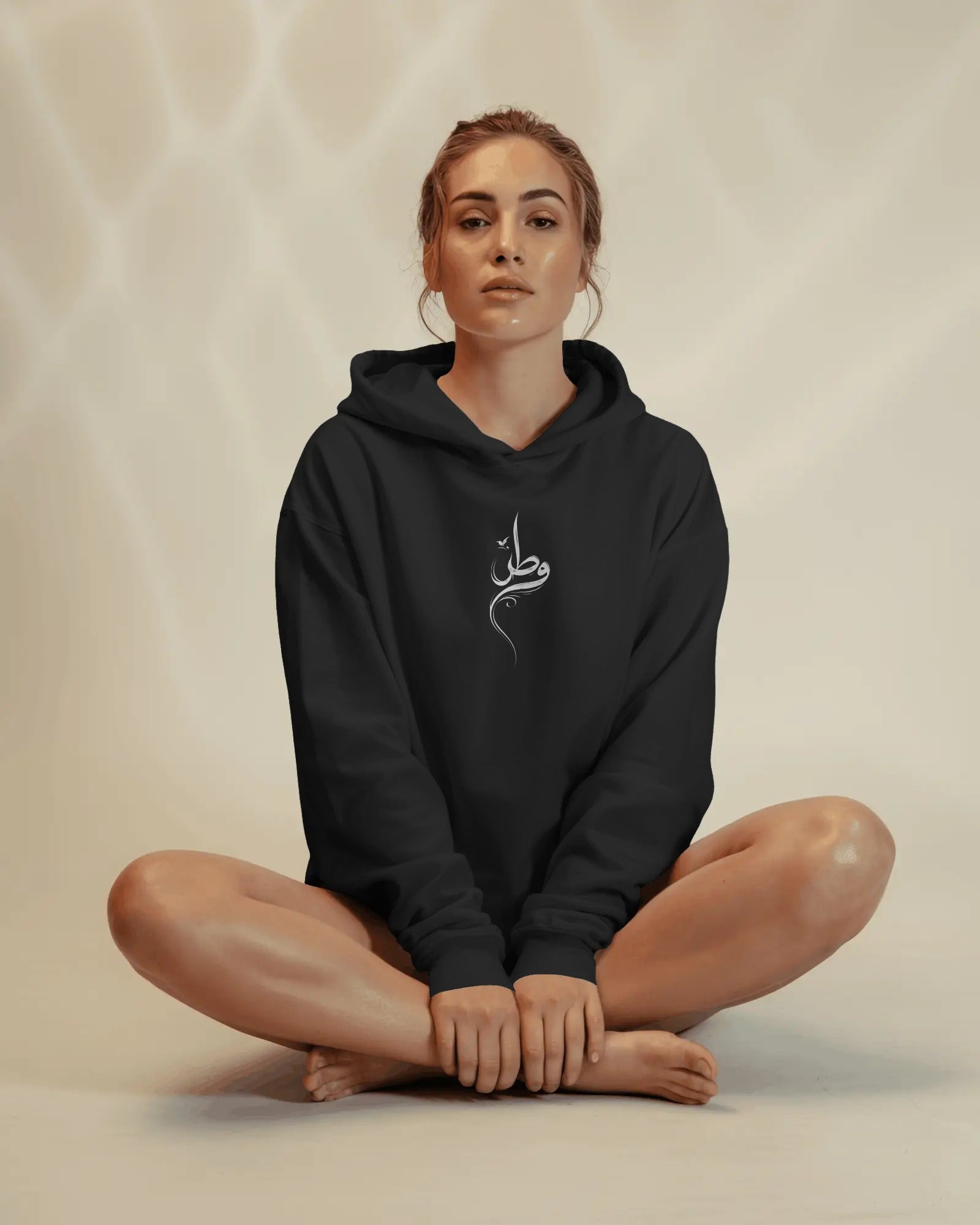 Vatan (Oversized Hoodie) | Persian Calligraphy Minimal Design