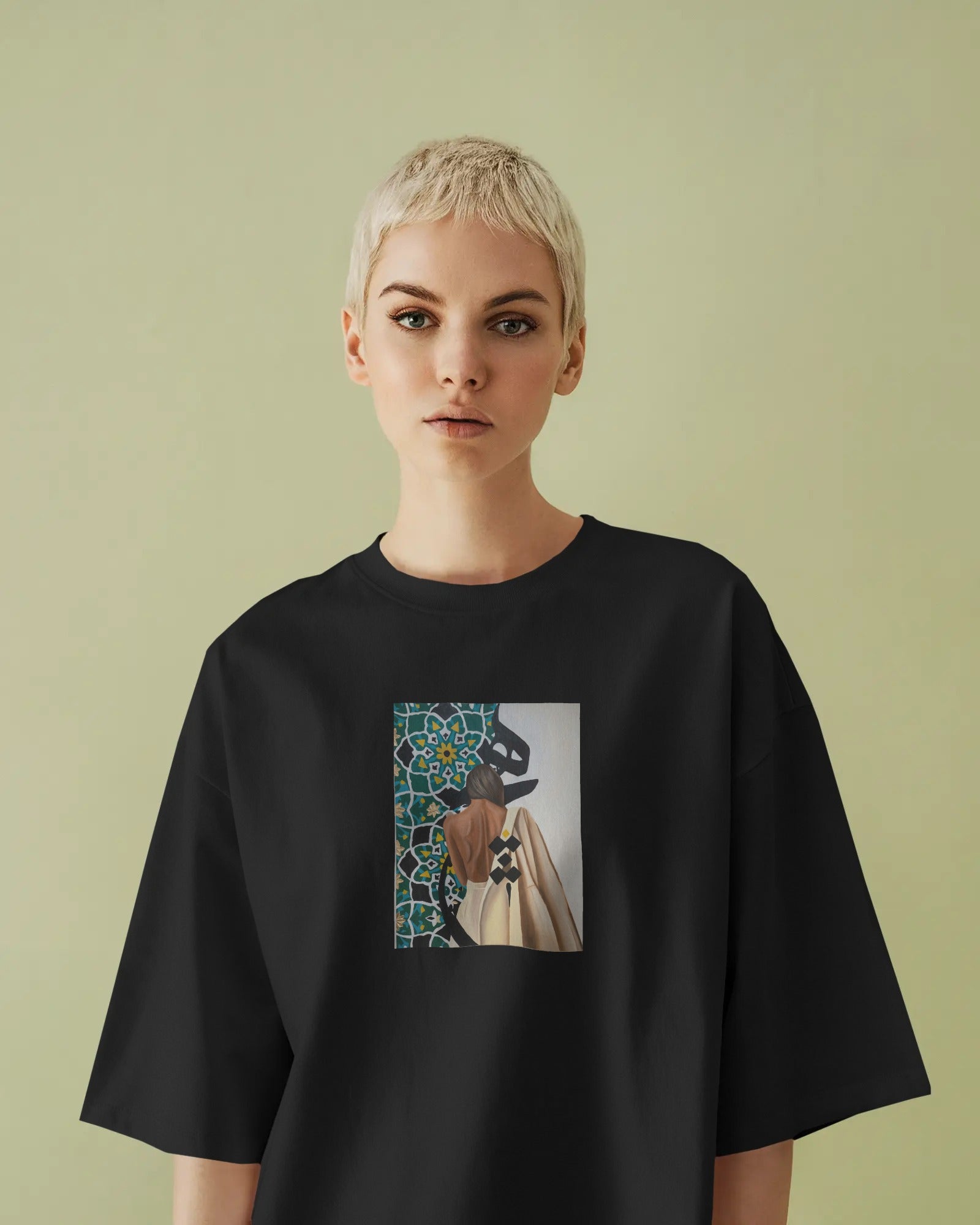 Hich Minimal Art T-Shirt | Women Oversized