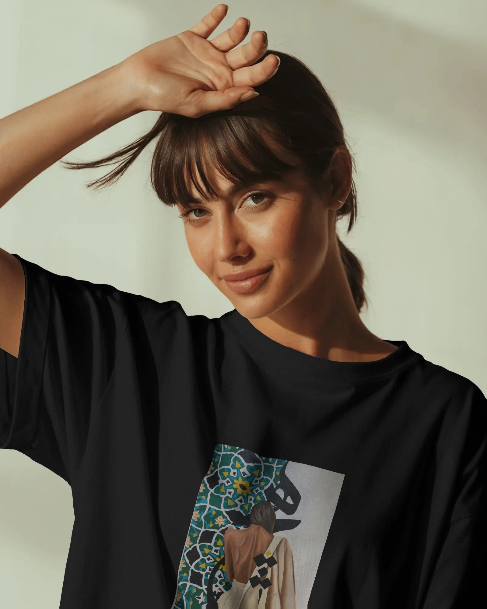 Hich Minimal Art T-Shirt | Women Oversized