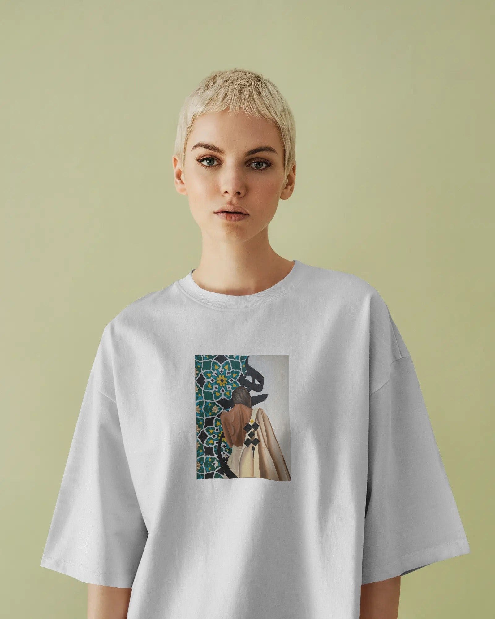 Hich Minimal Art T-Shirt | Women Oversized