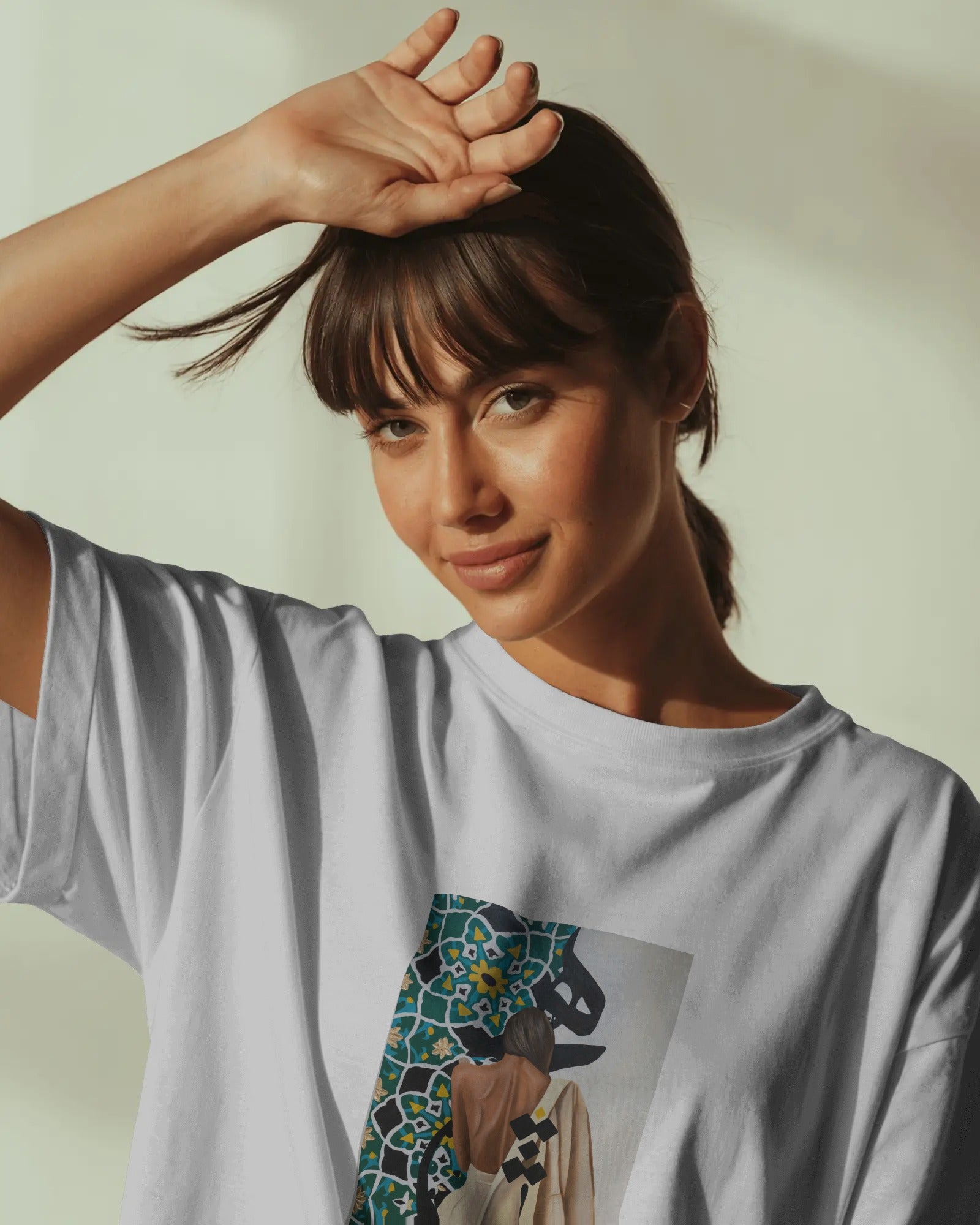 Hich Minimal Art T-Shirt | Women Oversized