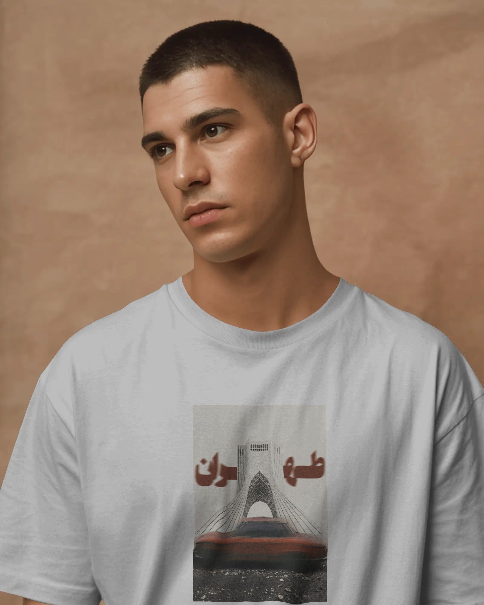 Tehran Azadi Tower T-Shirt | Minimal Persian City Graphic T-Shirt | FaraDesign