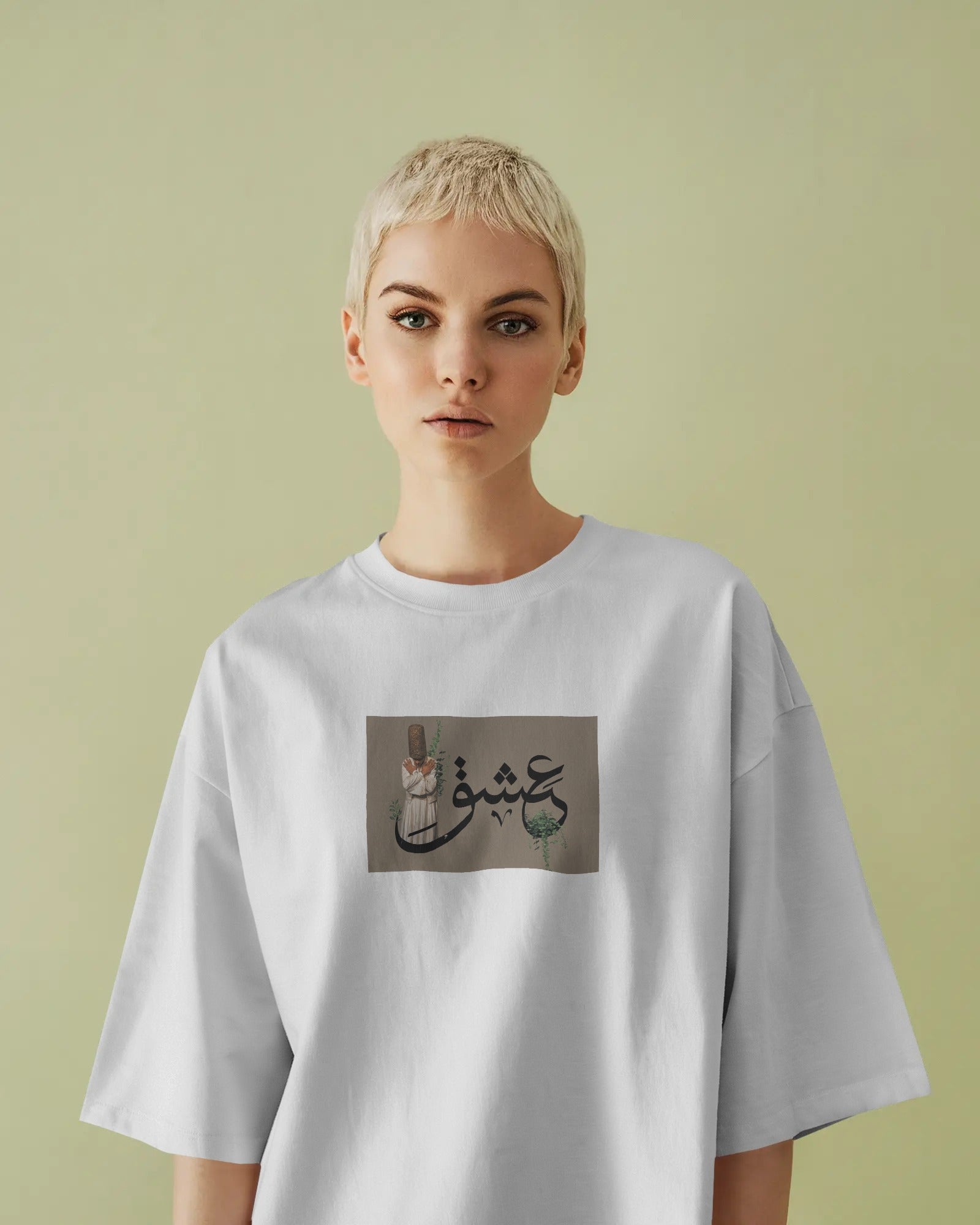 Love Calligraphy “Eshgh” T-Shirt | Women Oversized