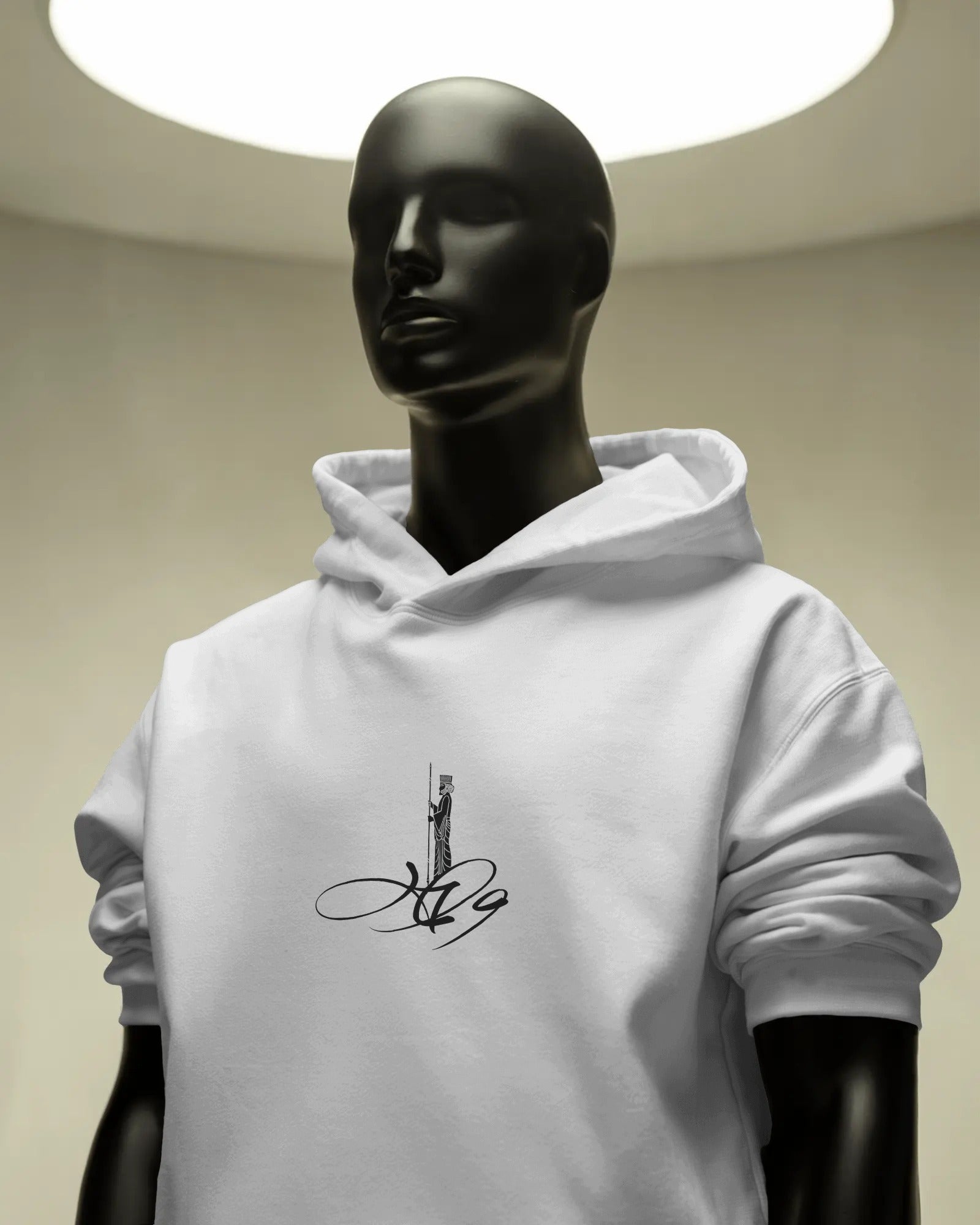 Vatan Typography Hoodie | Achaemenid Soldier Design