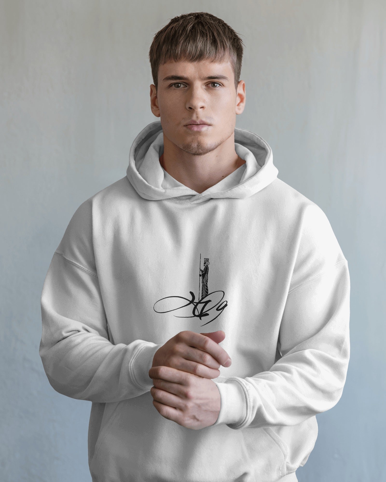 Vatan Typography Hoodie | Achaemenid Soldier Design