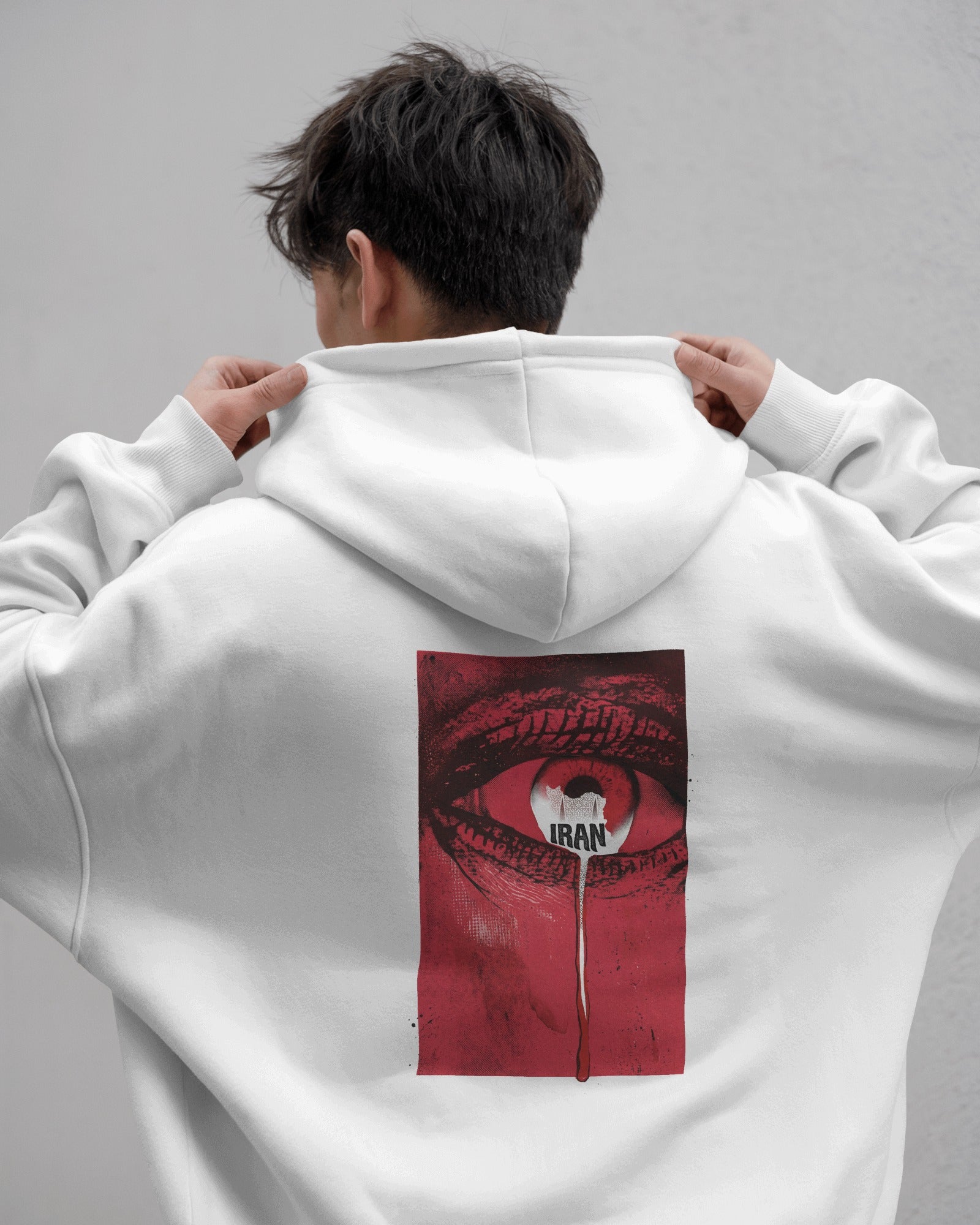 Iran Eye Hoodie | Crying Eye Protest Design