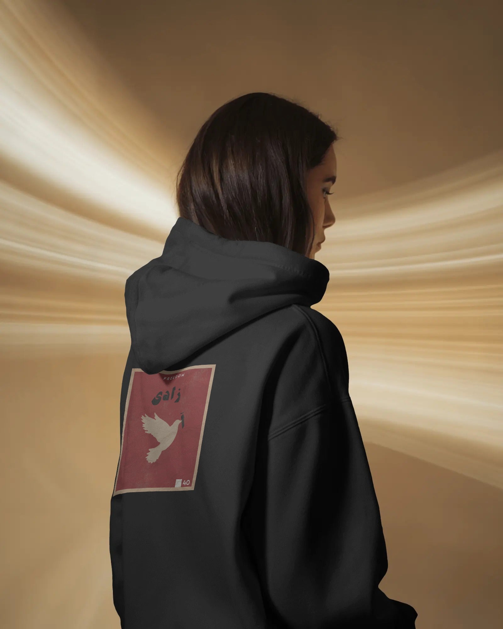 Azadi (Oversized Hoodie) | Persian Freedom Minimal Design