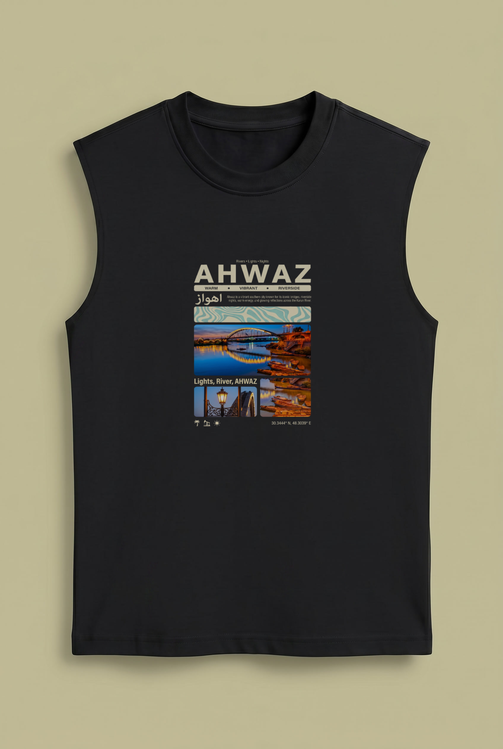 Ahwaz Summer Sleeveless – Persian Travel Poster Design