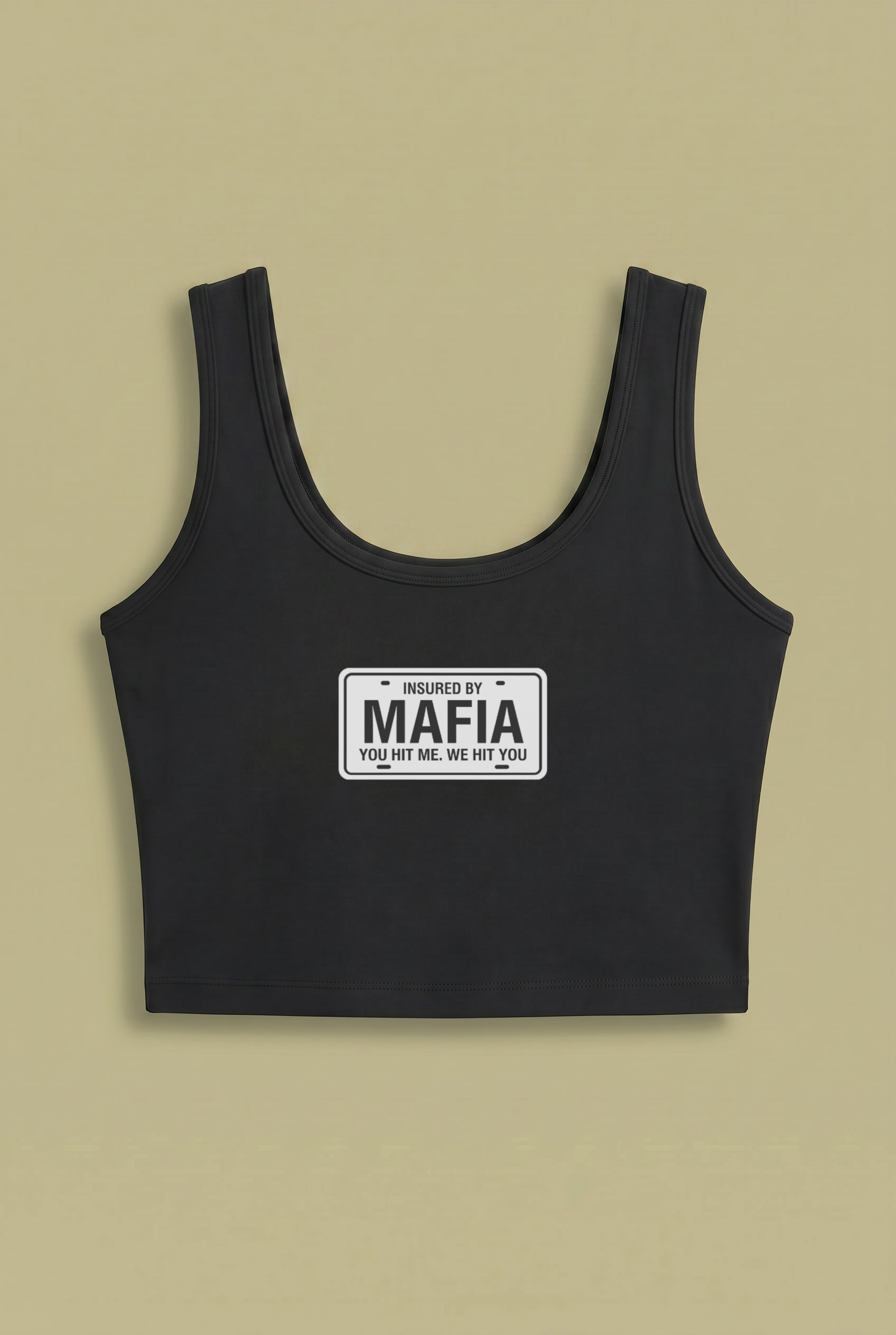 Mafia Crop Top – Underground Streetwear Design
