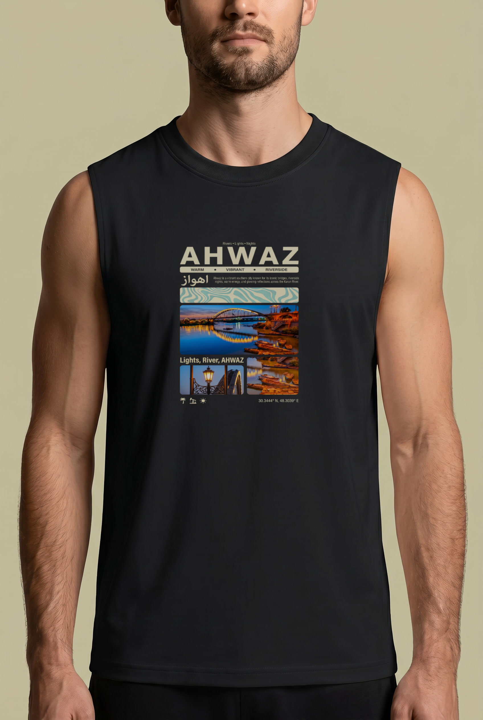 Ahwaz Summer Sleeveless – Persian Travel Poster Design