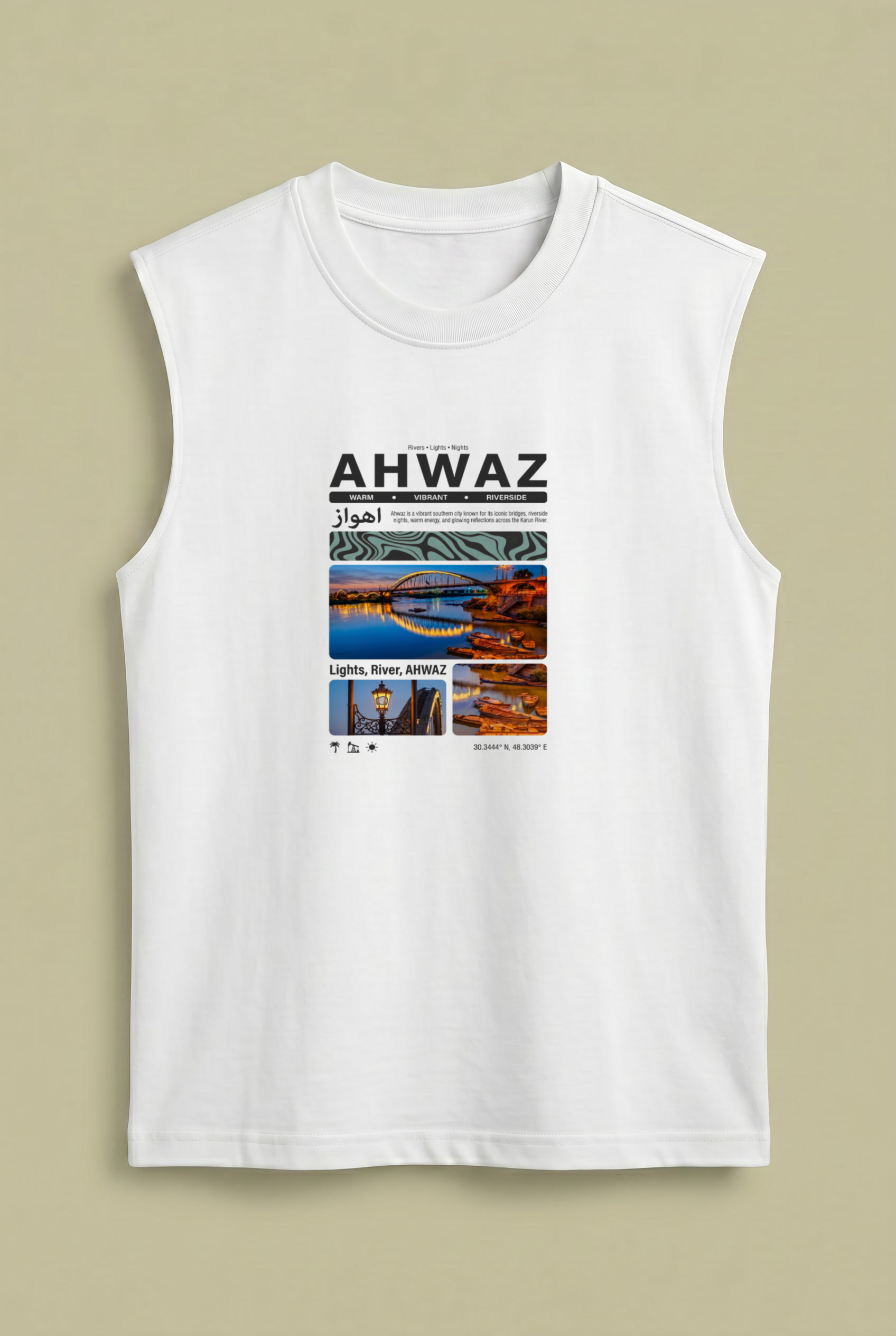 Ahwaz Summer Sleeveless – Persian Travel Poster Design