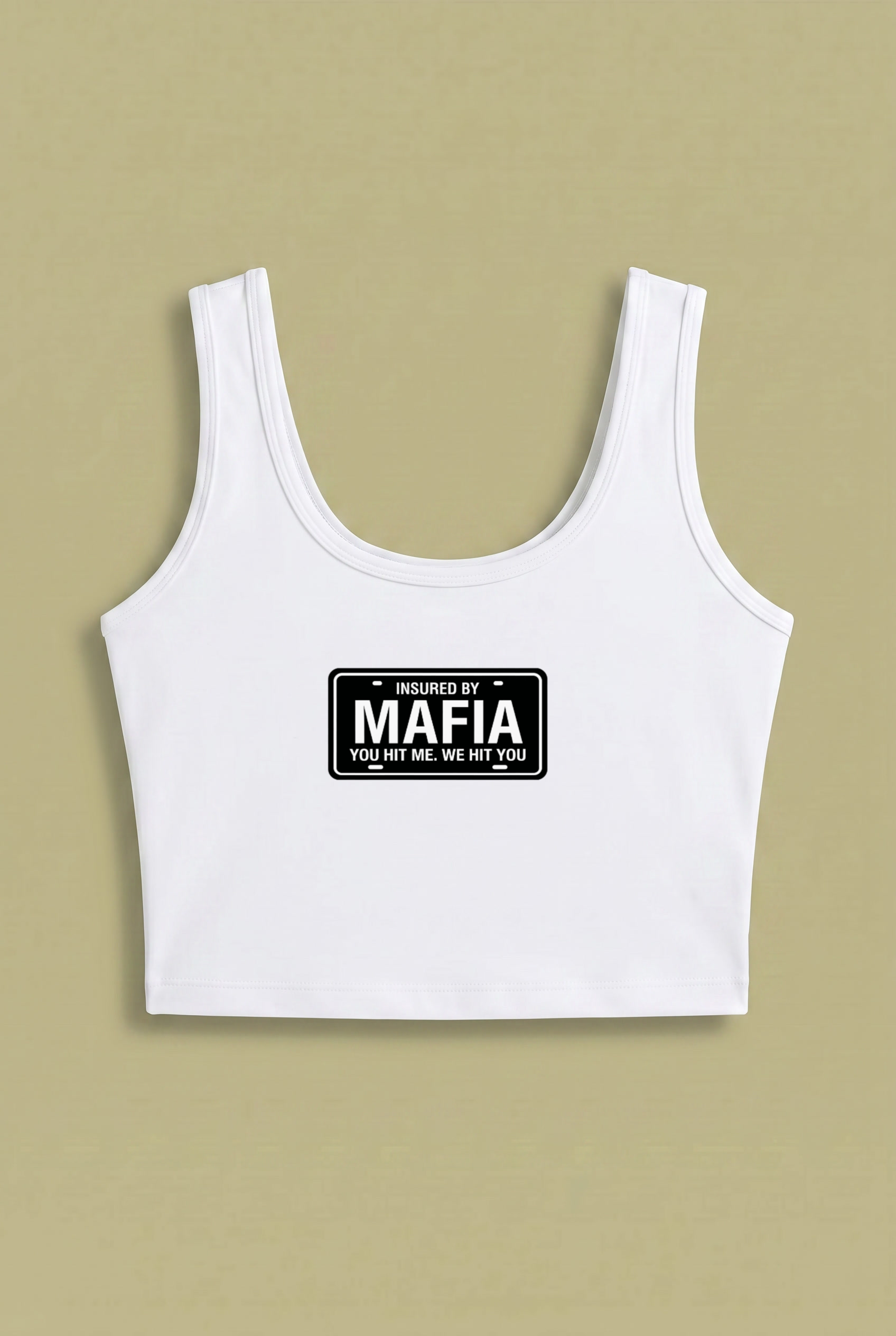 Mafia Crop Top – Underground Streetwear Design