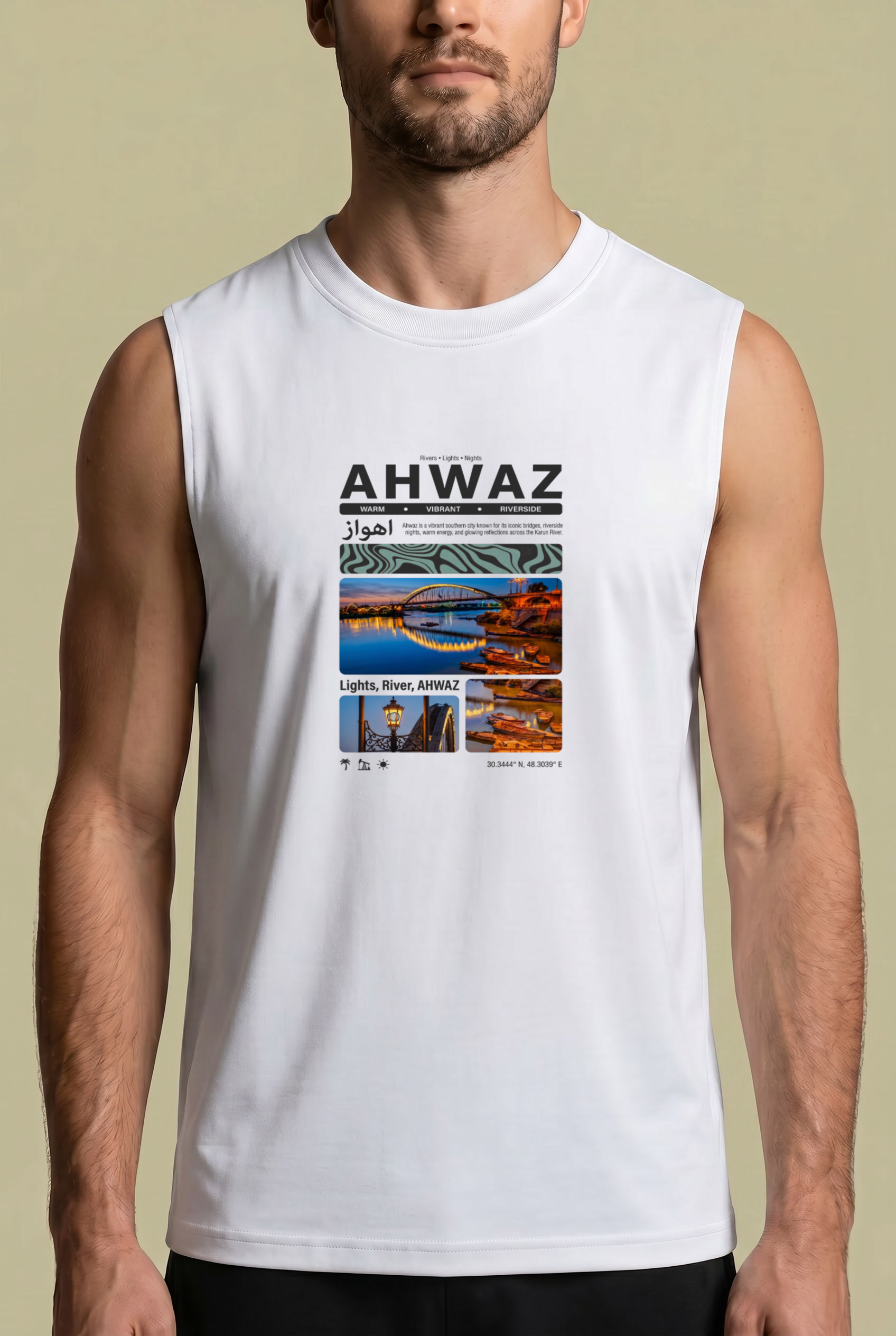 Ahwaz Summer Sleeveless – Persian Travel Poster Design