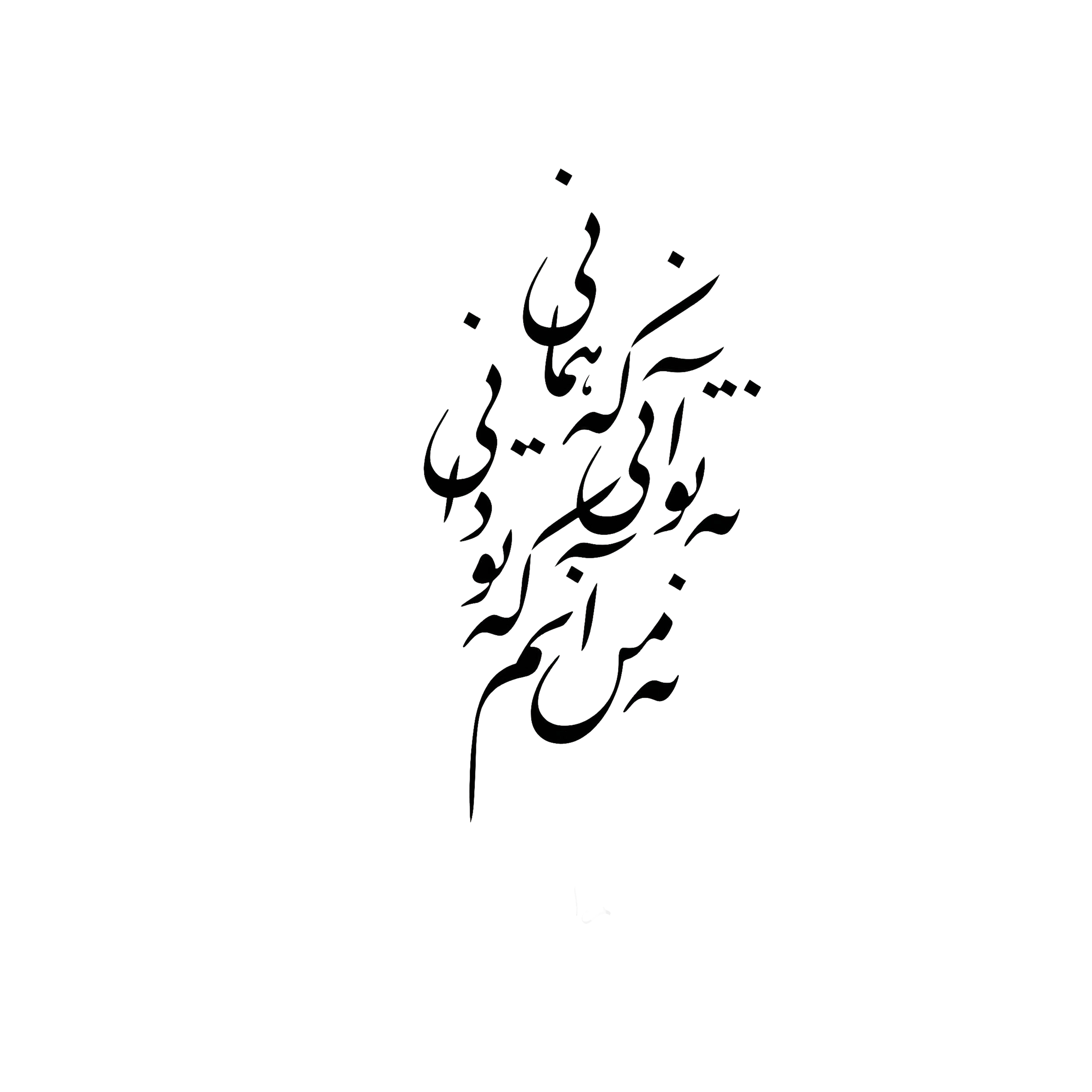 Persian Poetry (Oversized Hoodie) | Calligraphy Design