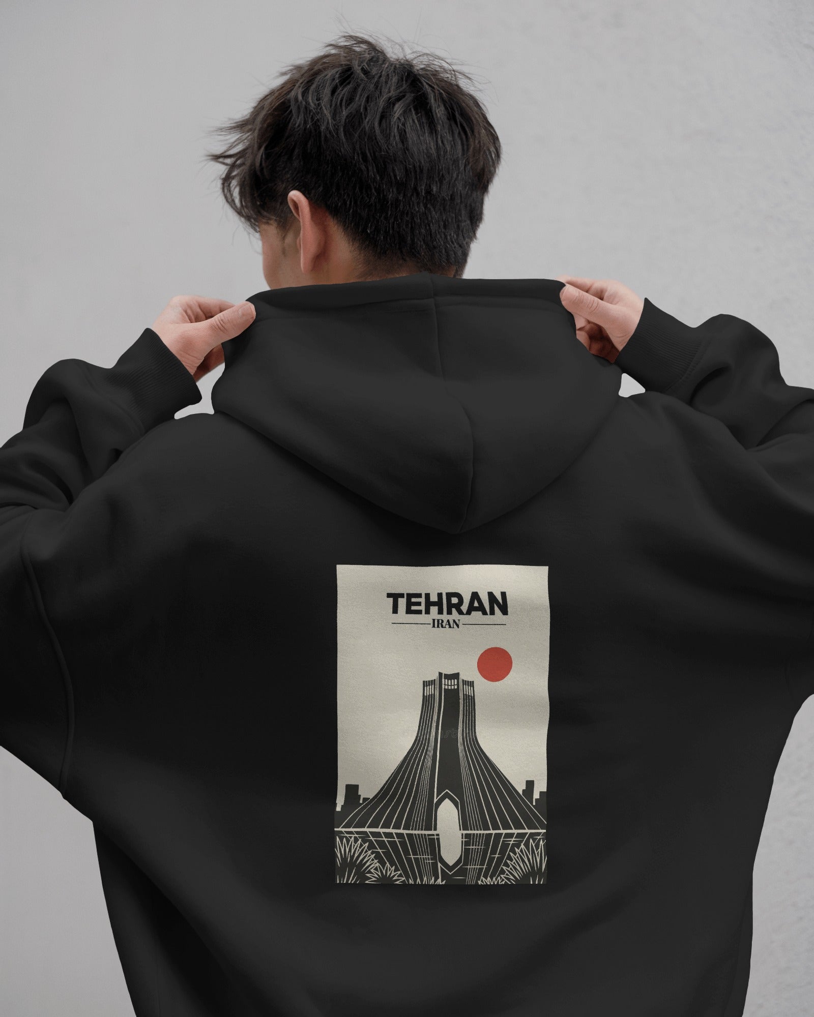 Tehran Azadi Hoodie | Minimal City Design