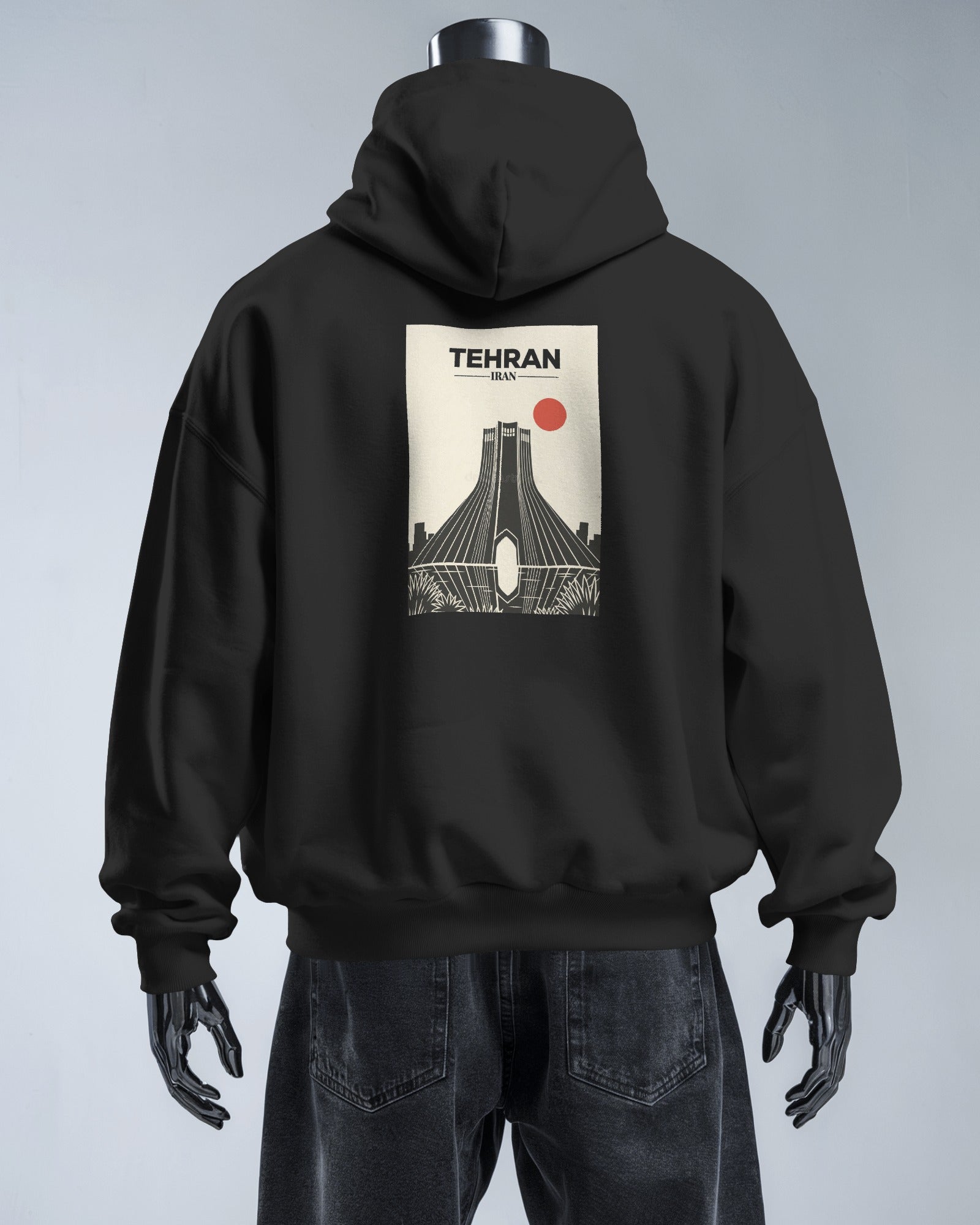 Tehran Azadi Hoodie | Minimal City Design