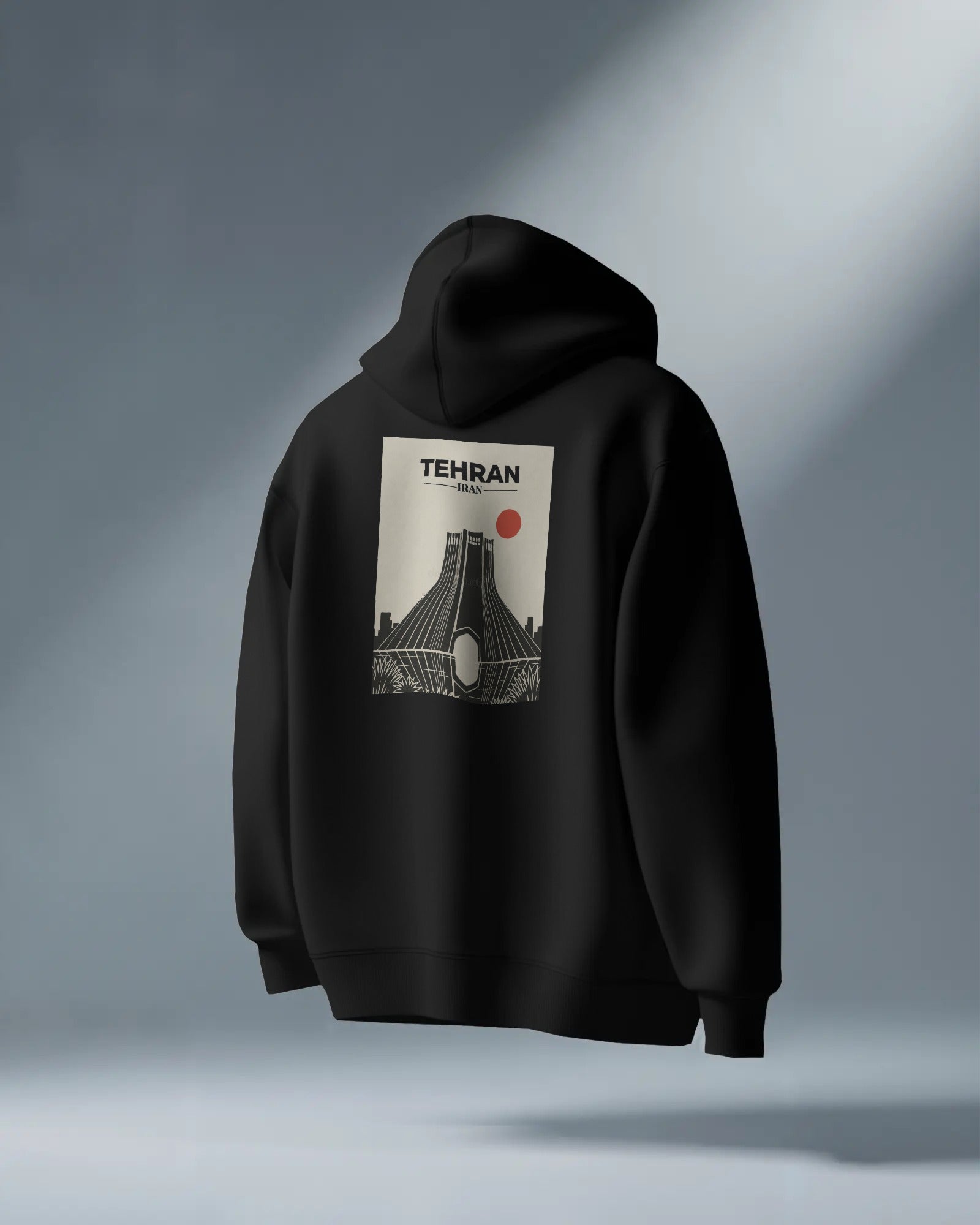 Tehran Azadi Hoodie | Minimal City Design