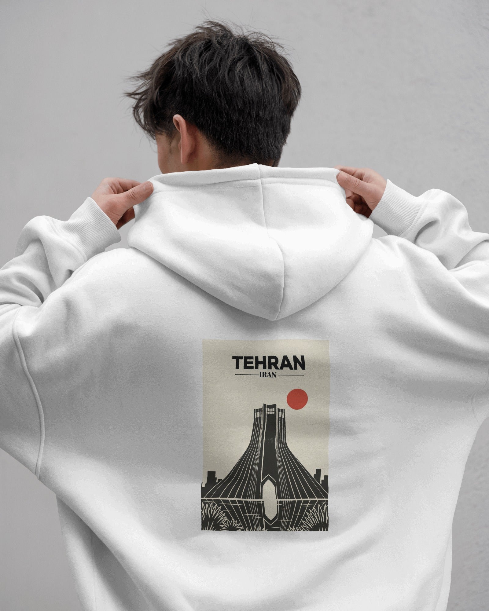 Tehran Azadi Hoodie | Minimal City Design