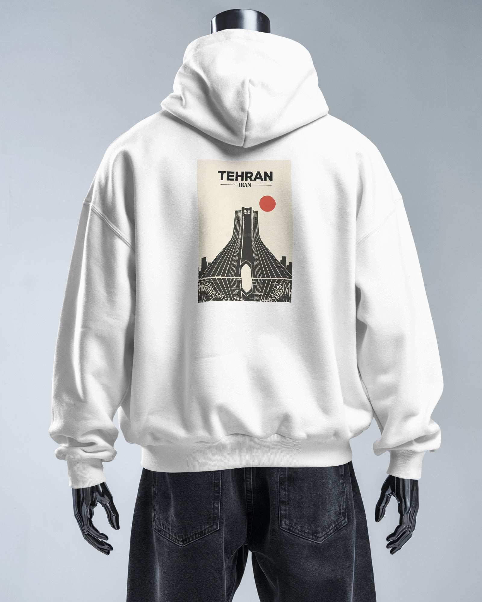 Tehran Azadi Hoodie | Minimal City Design