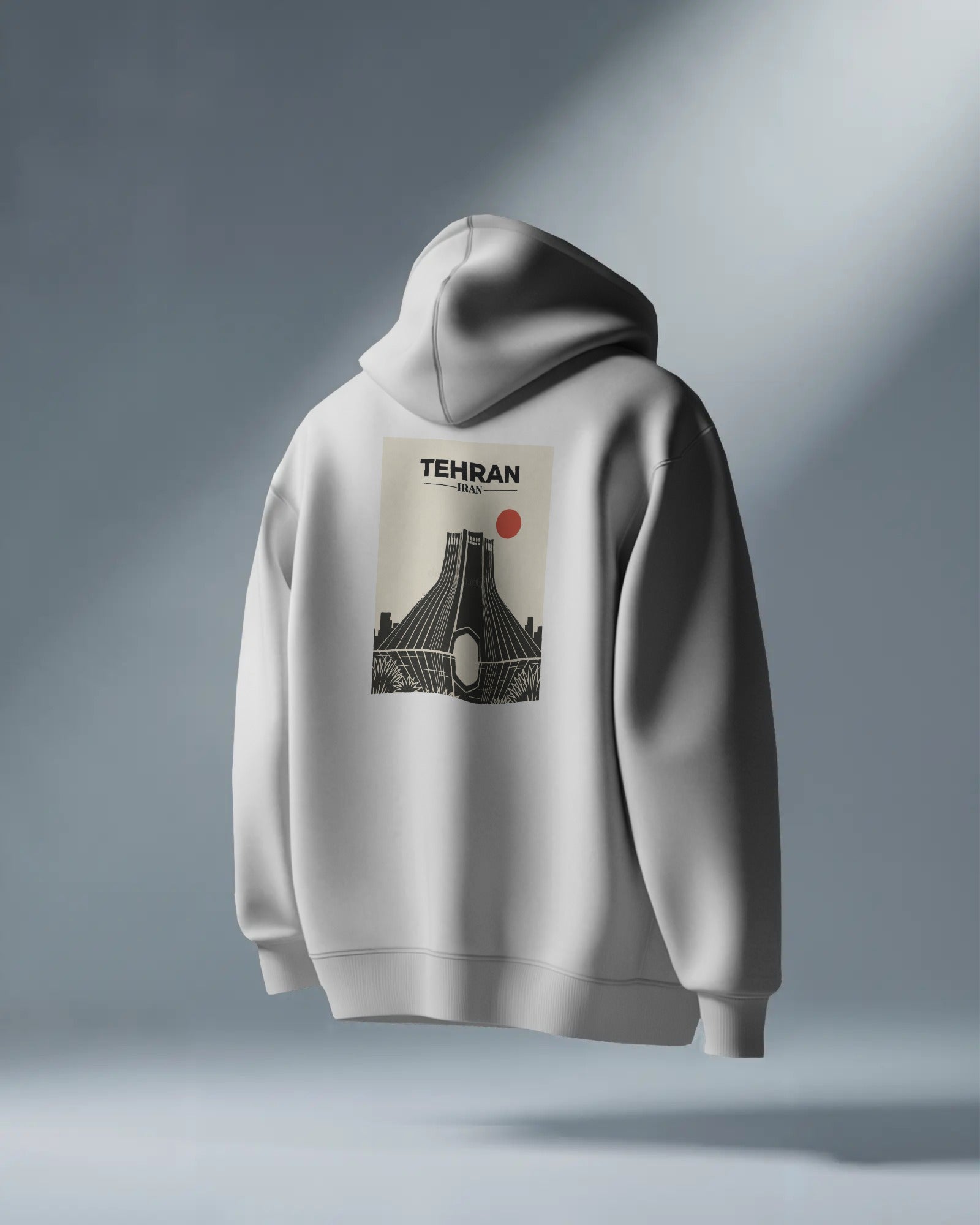 Tehran Azadi Hoodie | Minimal City Design