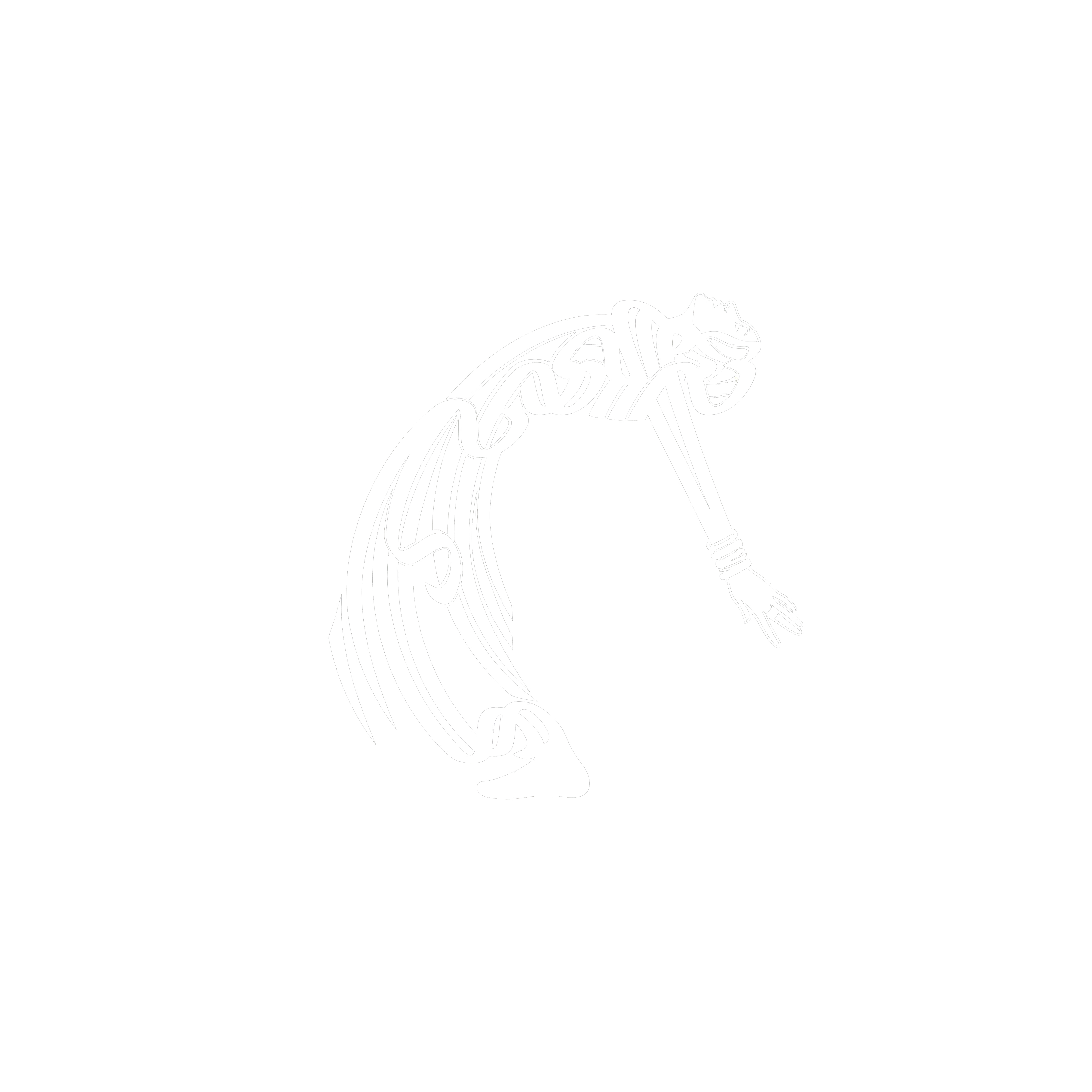 Persian Calligraphy Figure (Oversized Hoodie) | Minimal Artistic Design