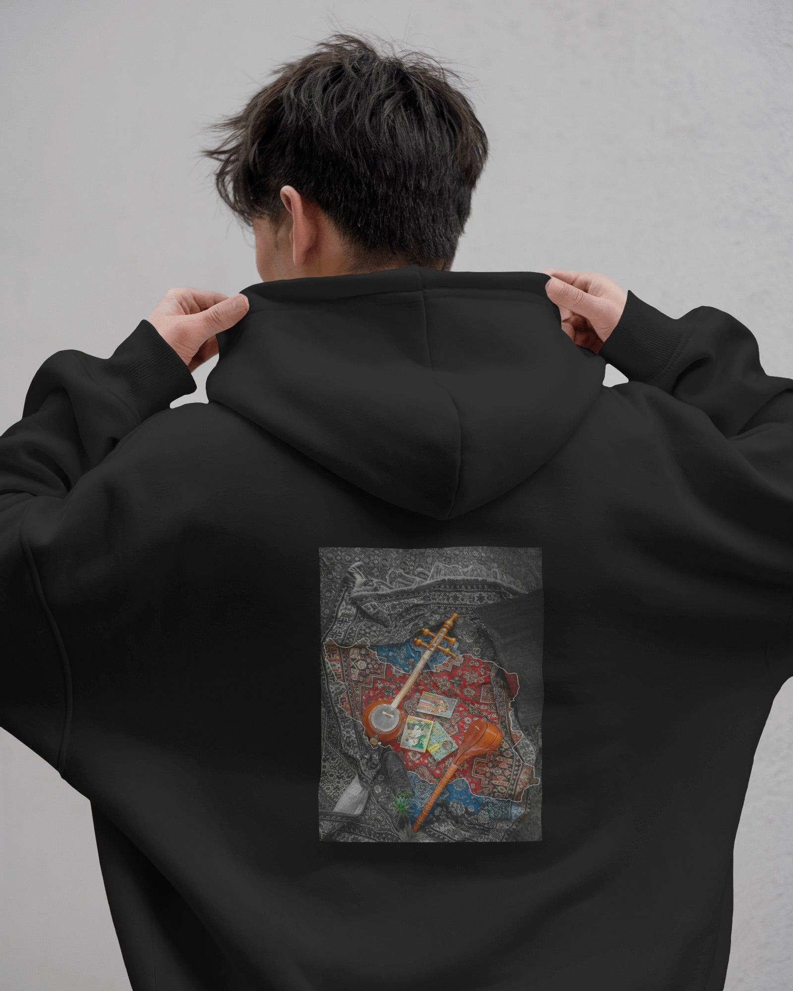 Iran Heritage Hoodie | Traditional Map Design