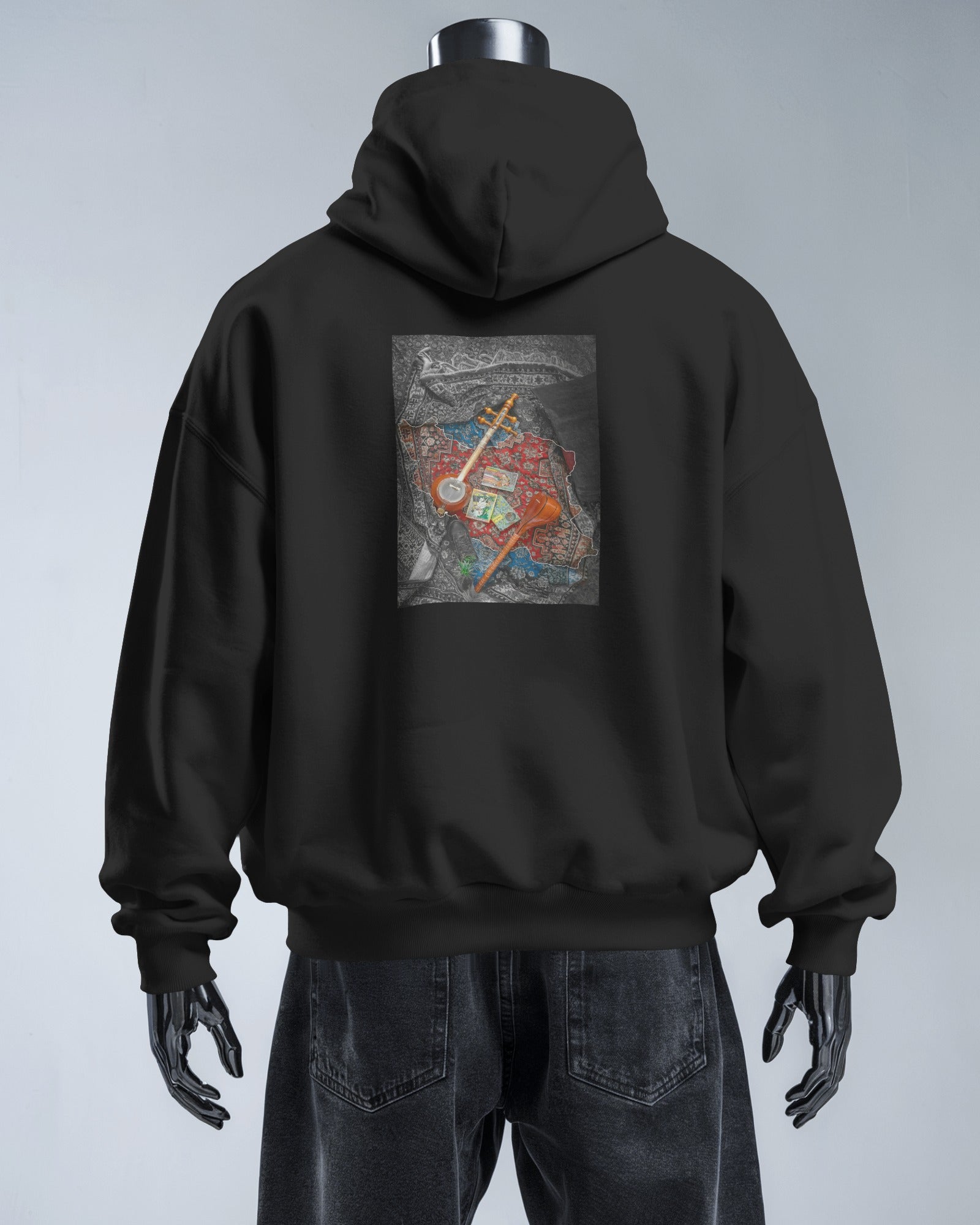 Iran Heritage Hoodie | Traditional Map Design