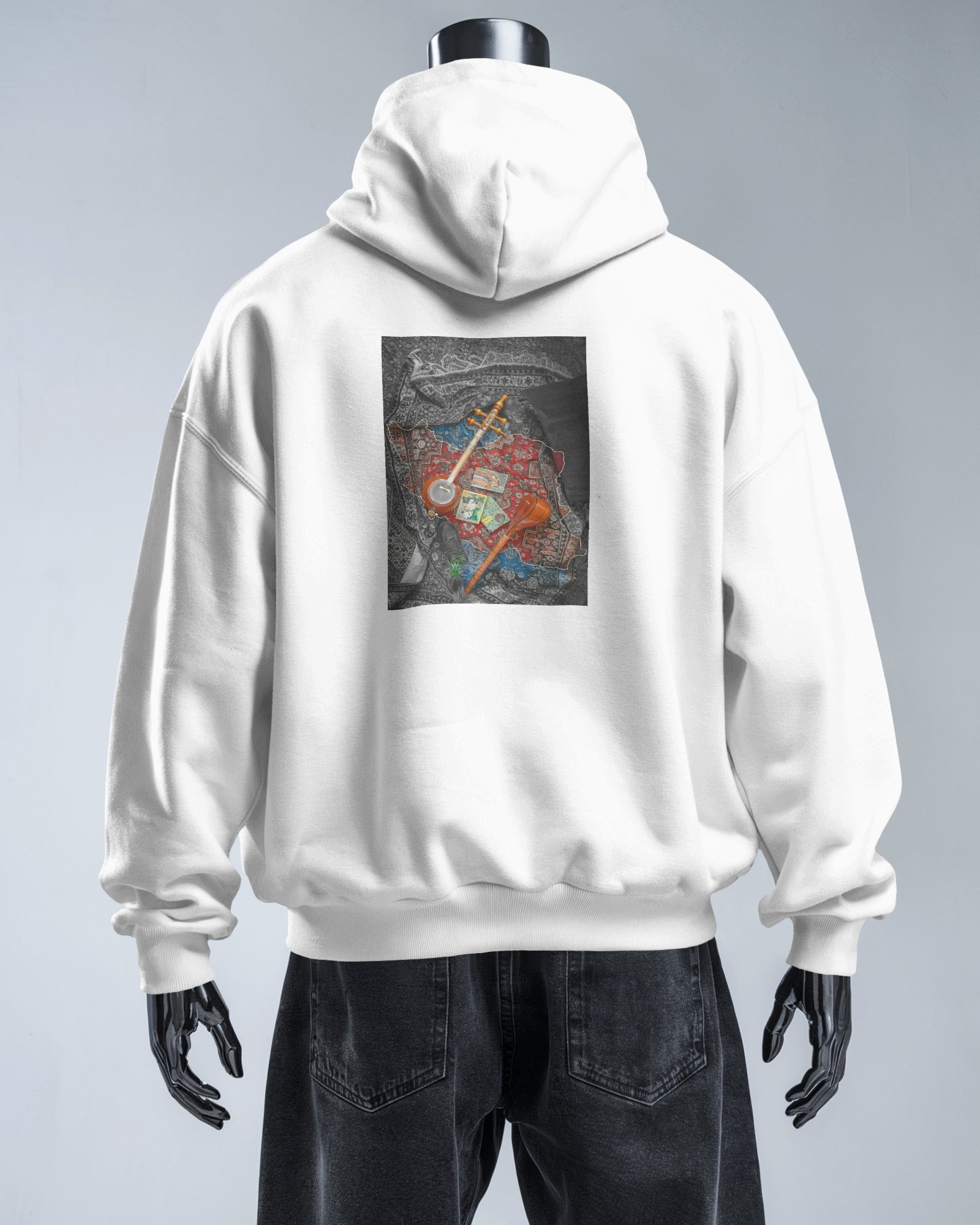 Iran Heritage Hoodie | Traditional Map Design