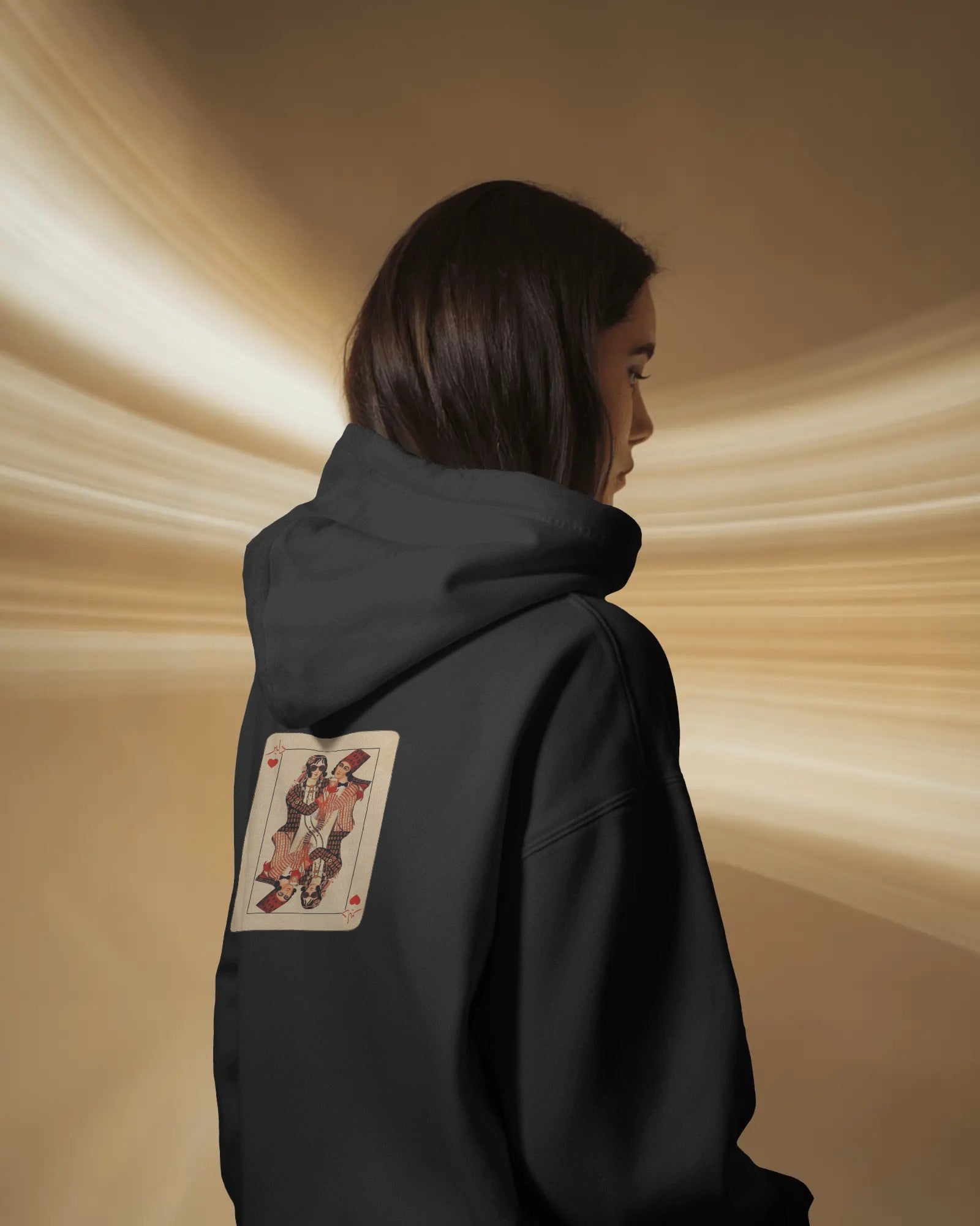 Delbar (Oversized Hoodie) | Cute Persian Minimal Design