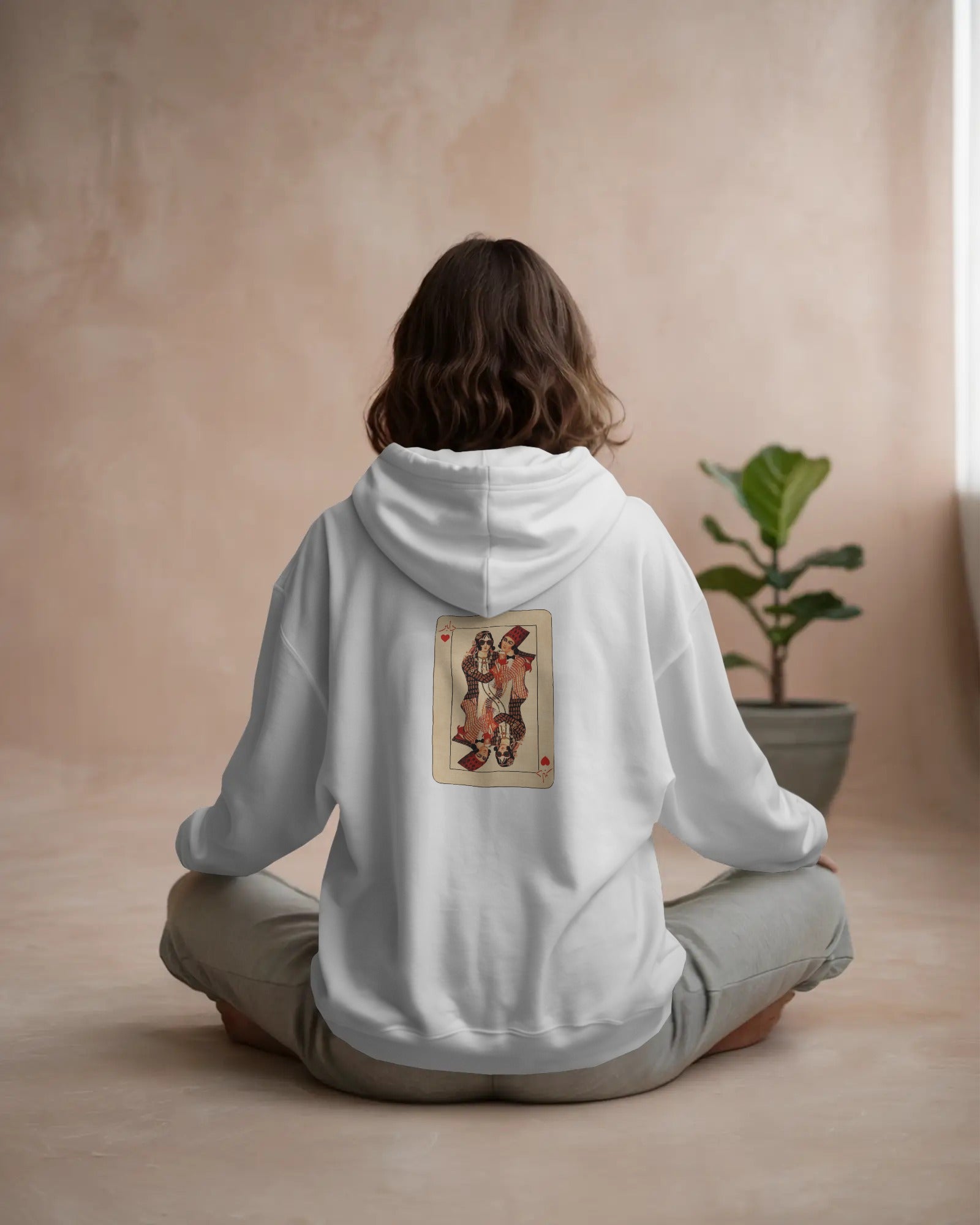 Delbar (Oversized Hoodie) | Cute Persian Minimal Design