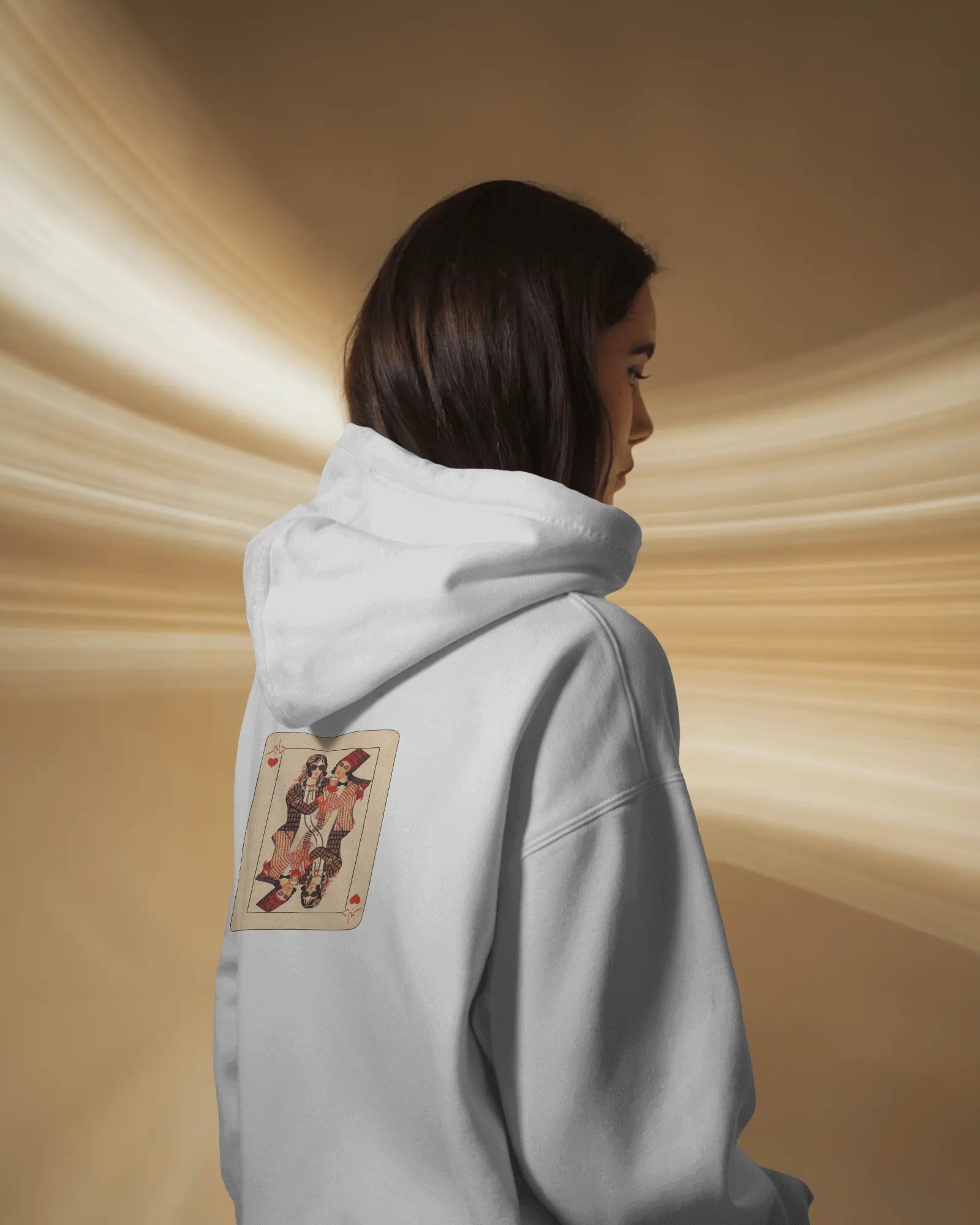 Delbar (Oversized Hoodie) | Cute Persian Minimal Design