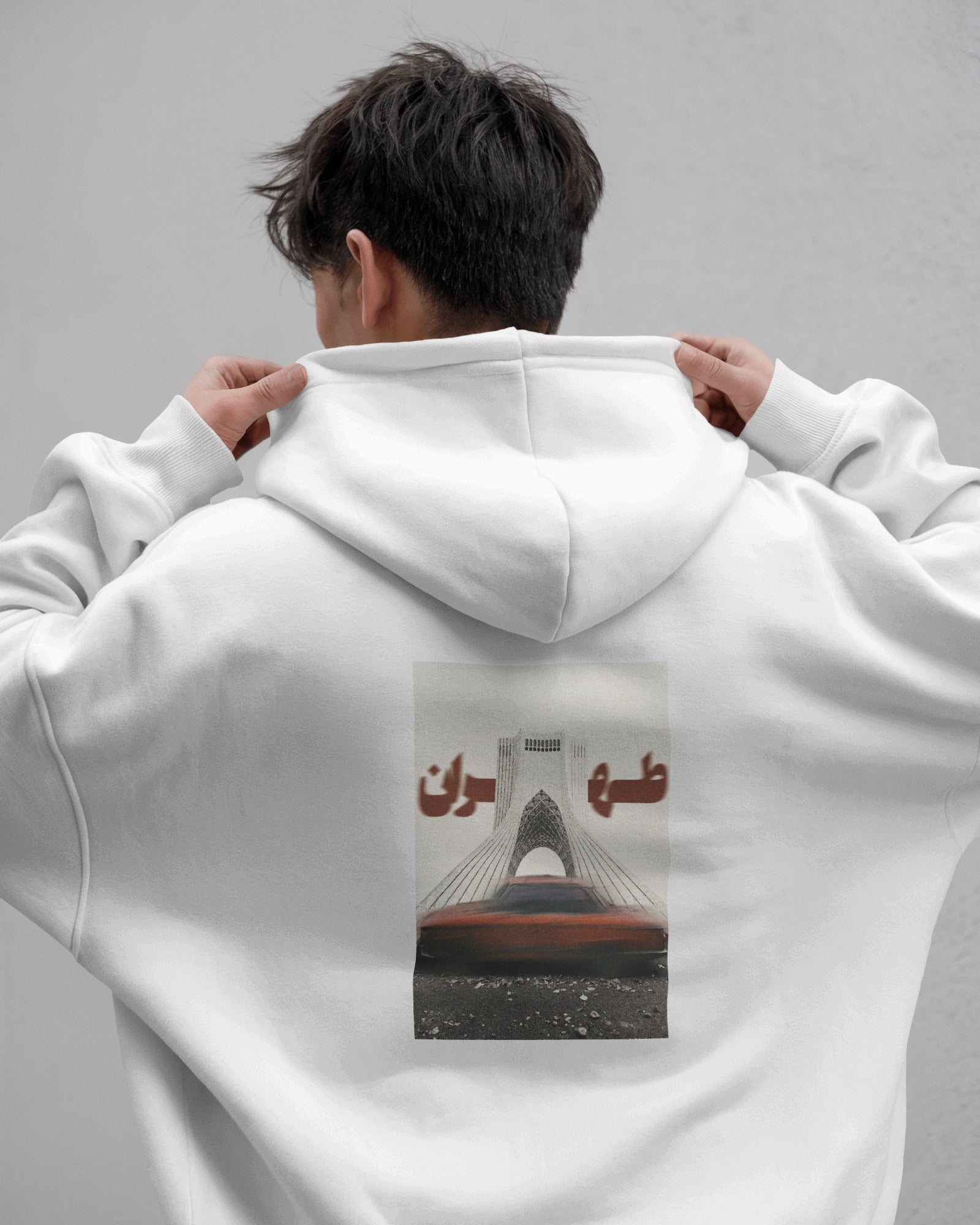 Tehran Azadi Graphic Hoodie | Minimal Urban Design