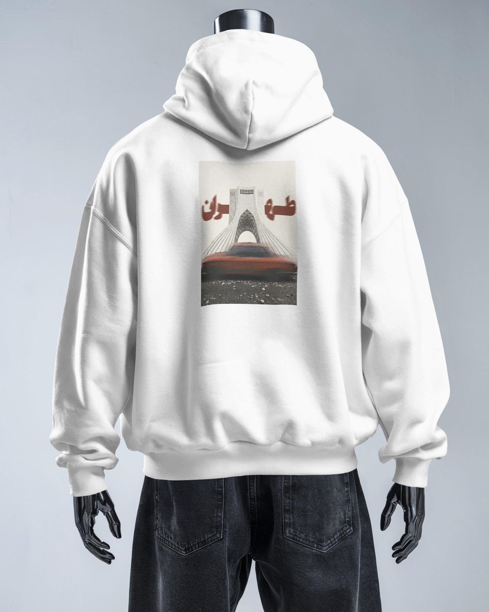 Tehran Azadi Graphic Hoodie | Minimal Urban Design