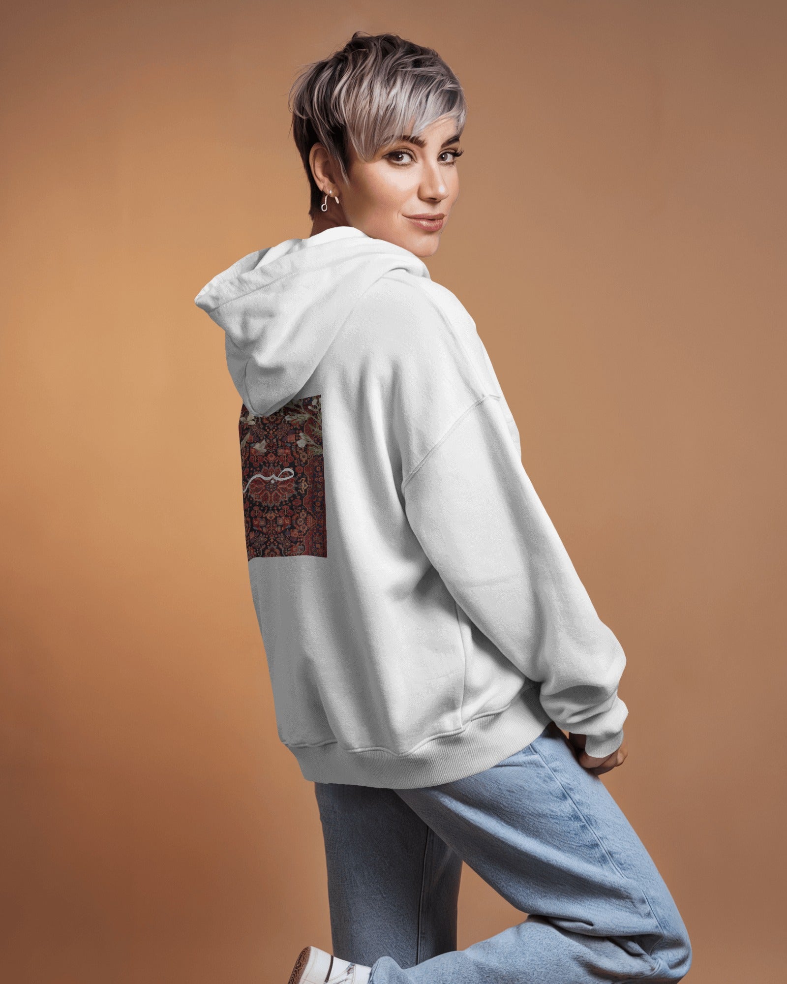 Persian Carpet Oversized Hoodie – Sabr Design