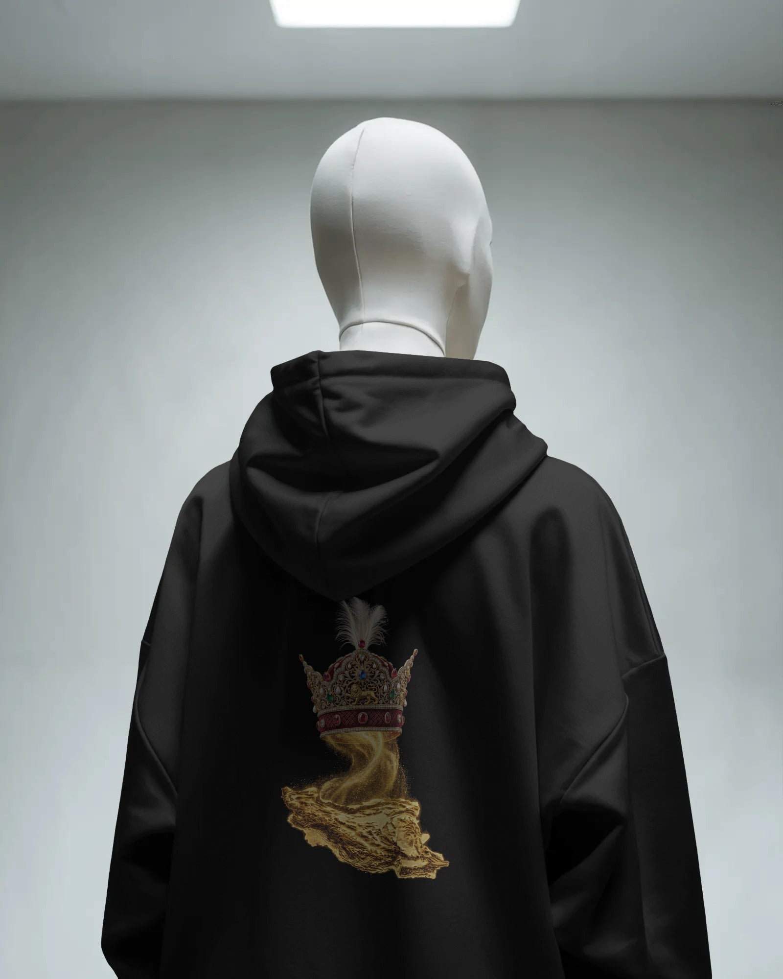 Royal Iran Map Hoodie | Crown & Heritage Design