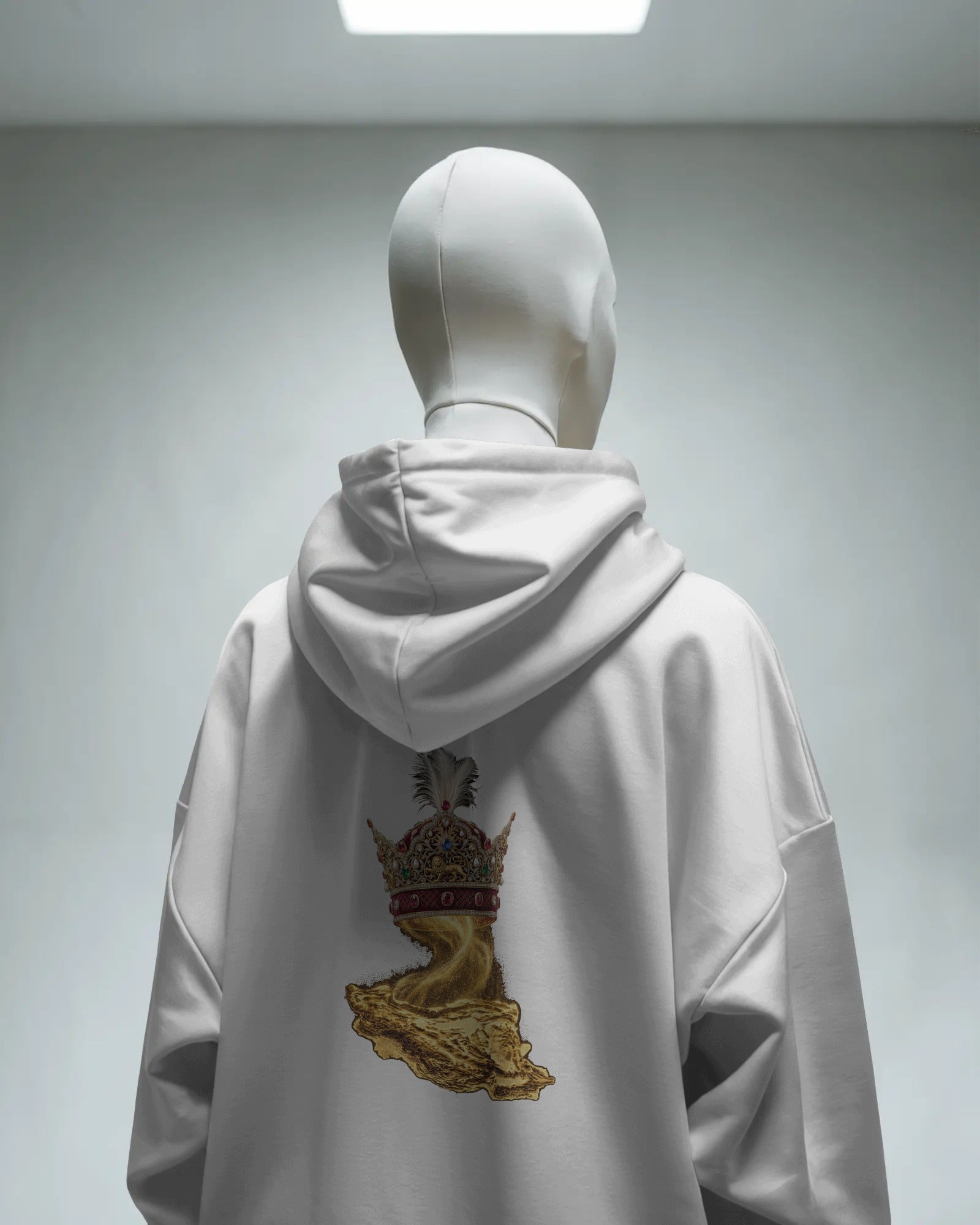 Royal Iran Map Hoodie | Crown & Heritage Design