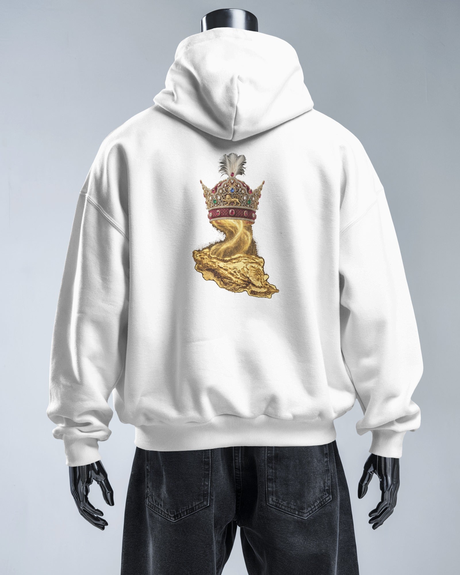 Royal Iran Map Hoodie | Crown & Heritage Design